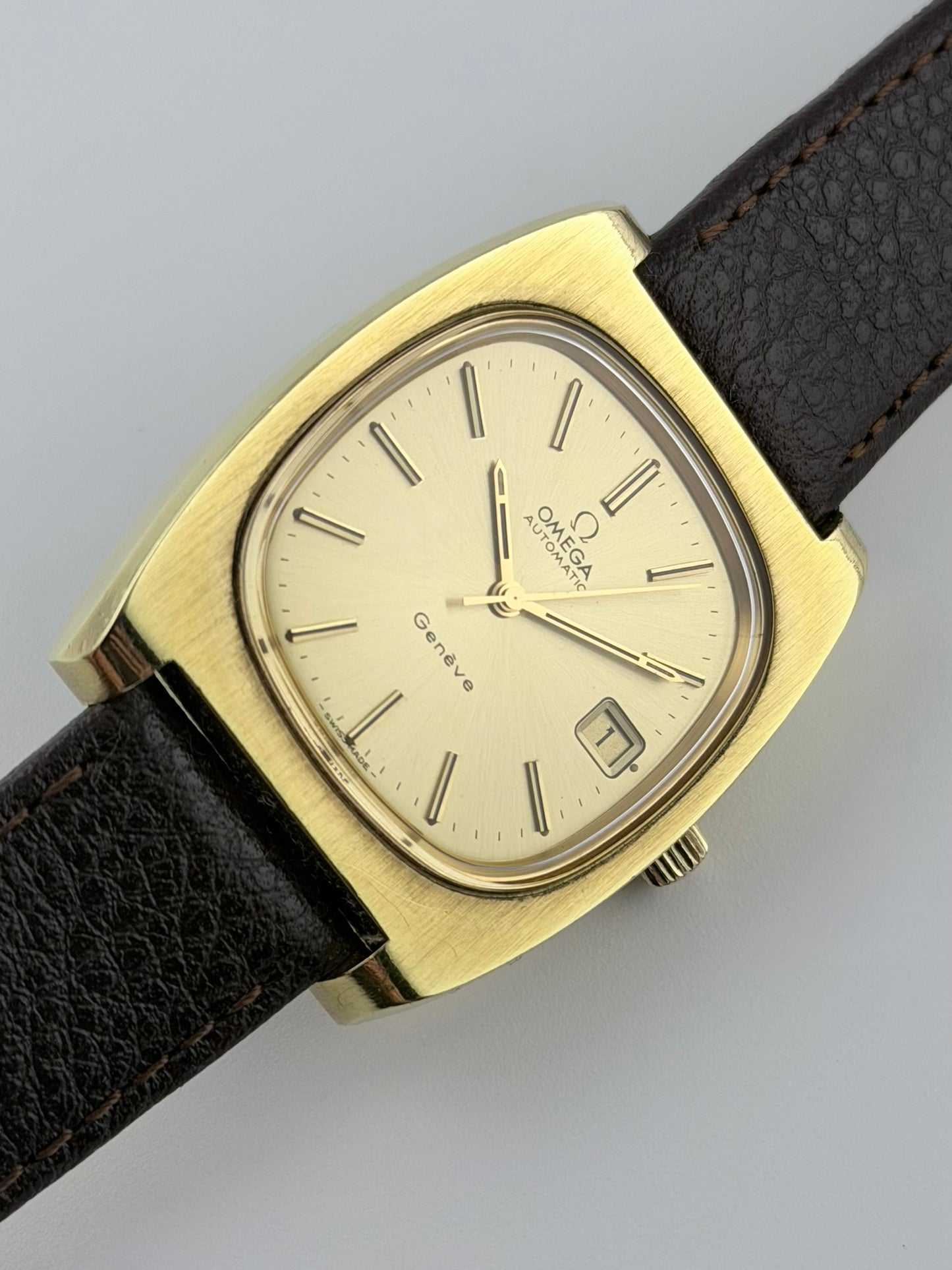 Omega Geneve Automatic Date TV Dial 166.0190
