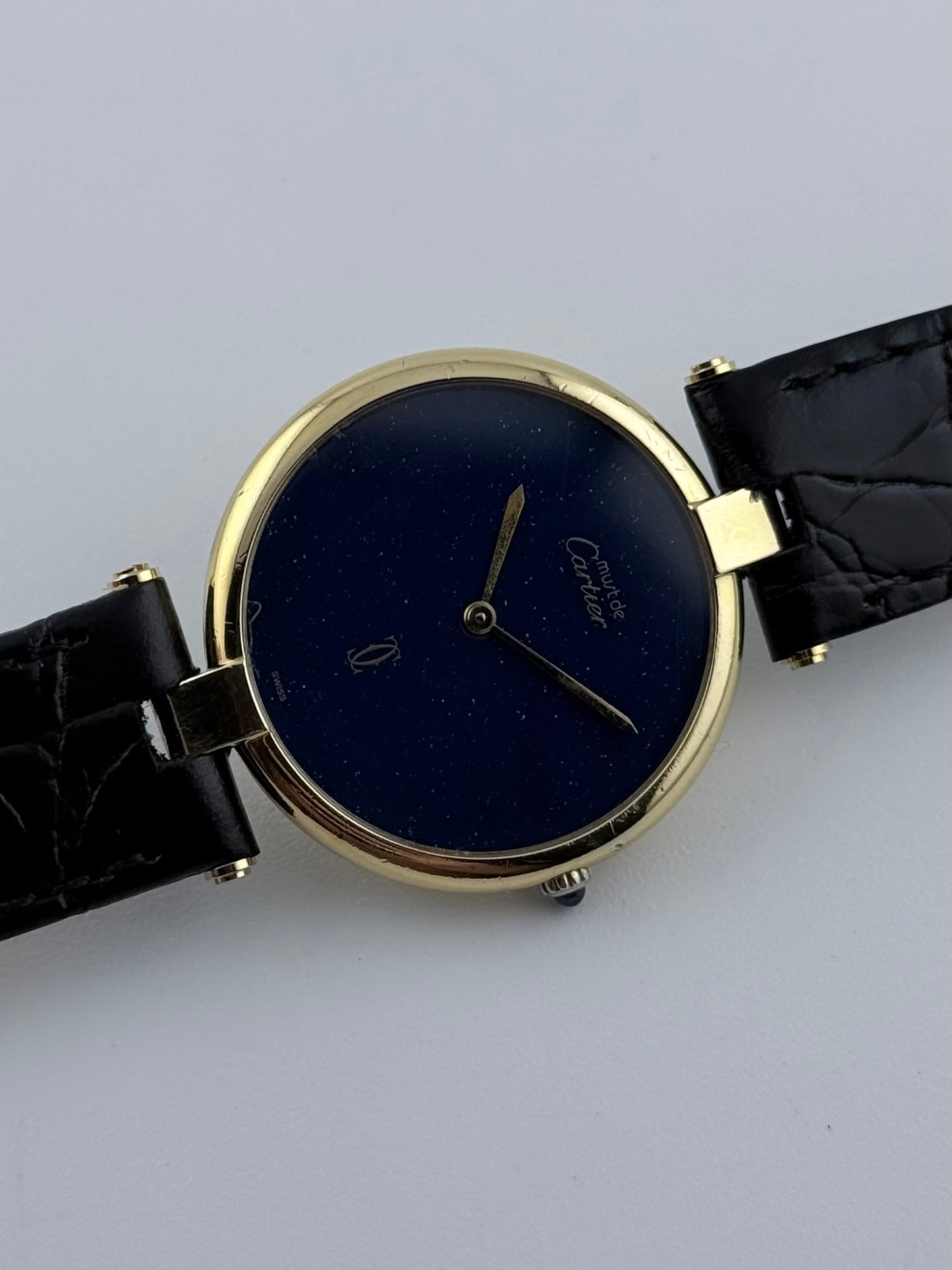 Cartier Must De Vendome Quartz - 17 - Lapis Lazuli effect Dial