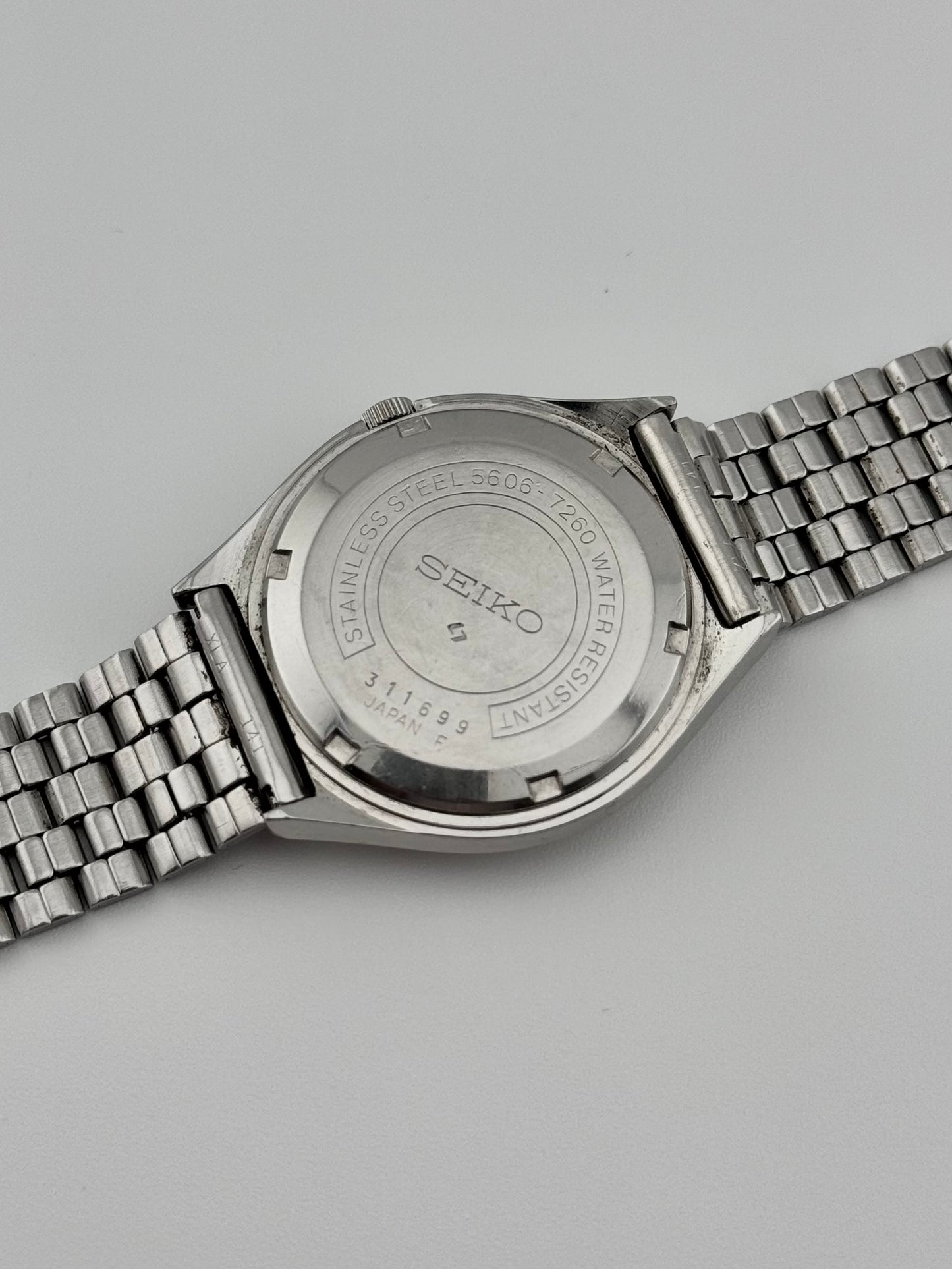 Seiko Lord Matic JDM - 5606-7260 - Rare Blue Linen Dial
