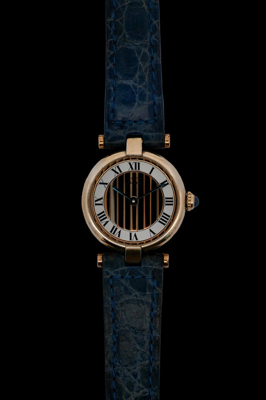 Cartier must de Vendome Quartz - 590004 - Two-tone Trinity Dial - Ladies