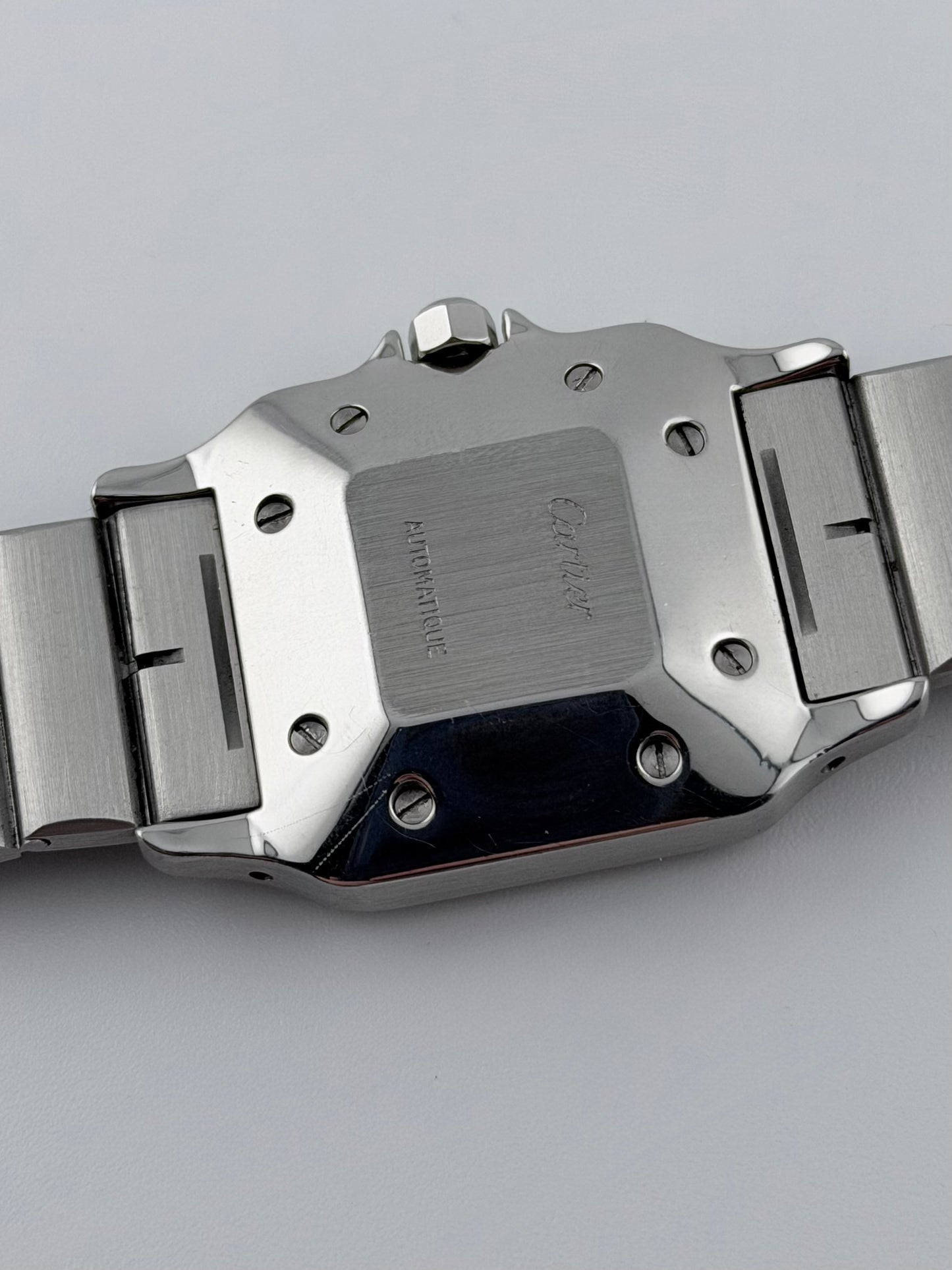 Cartier Santos Carree Automatic Date - 2960 - Rare All Steel