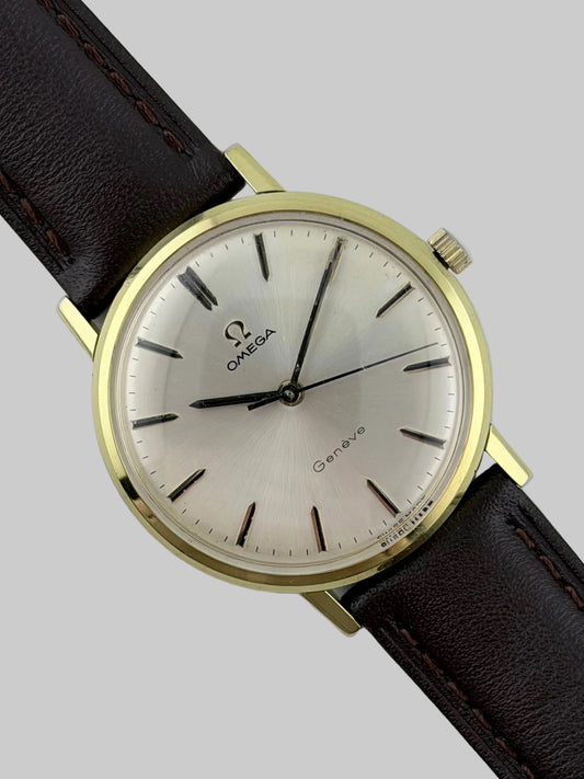 Omega Geneve Manual Wind 131.019 - Complete Set! - Box, Wallet, Papers