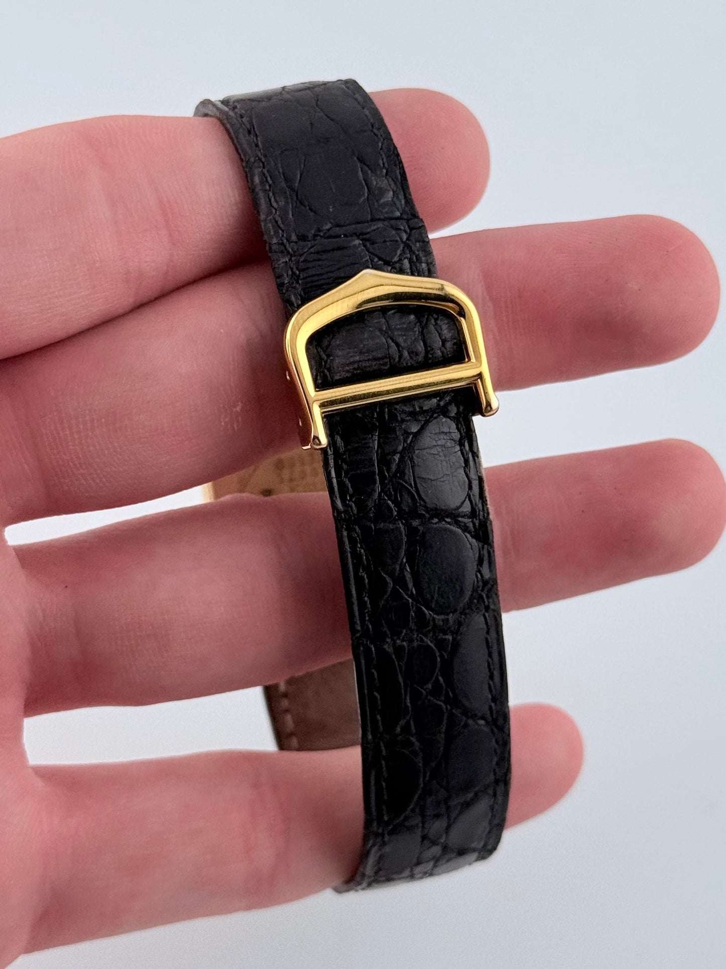 Cartier Tank Must De Tank Vermeil - Grey Art Deco Dial 590005 - Box and Papers