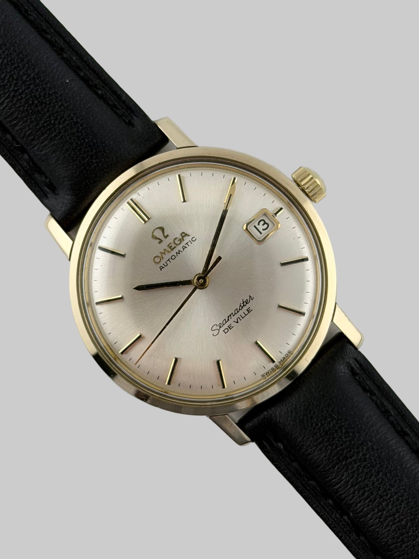 Omega Seamaster DeVille 9ct Gold Automatic 165.020 - Box and Papers!