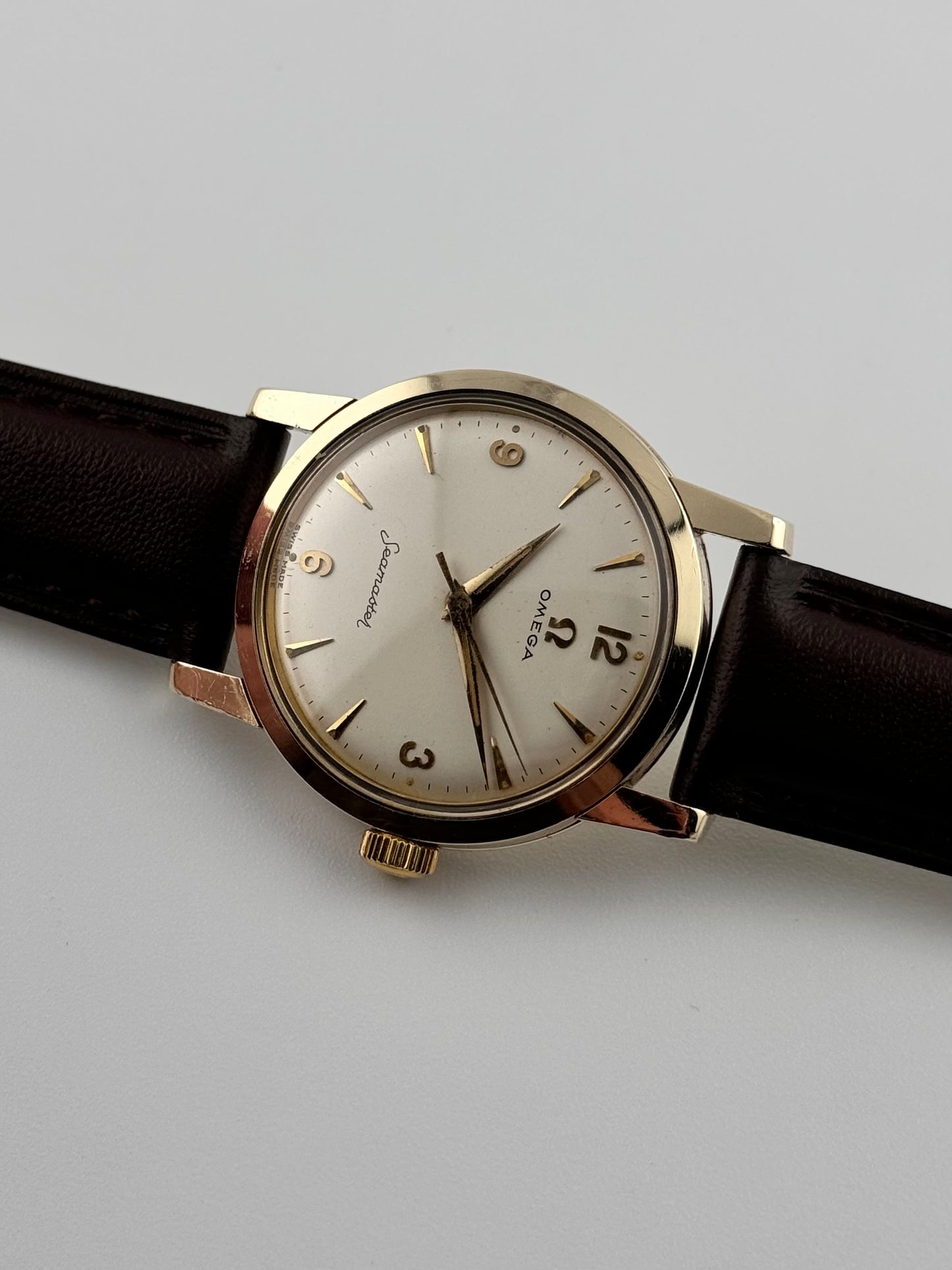 Omega Seamaster Manual Wind 9ct Yellow Gold - 58355
