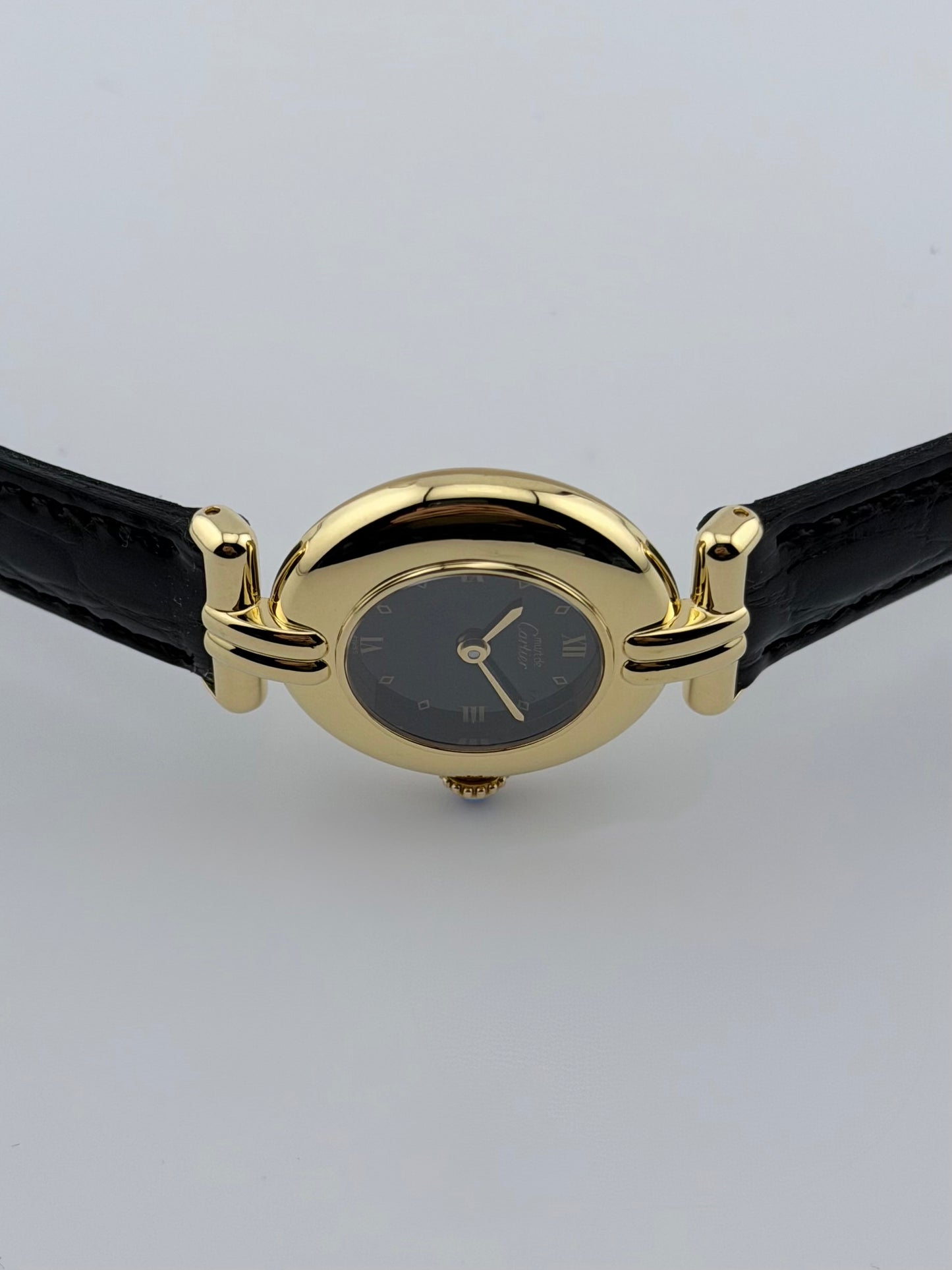 Near Mint! Cartier must de Colisee Quartz - 590002 - Ladies - Onyx Dial