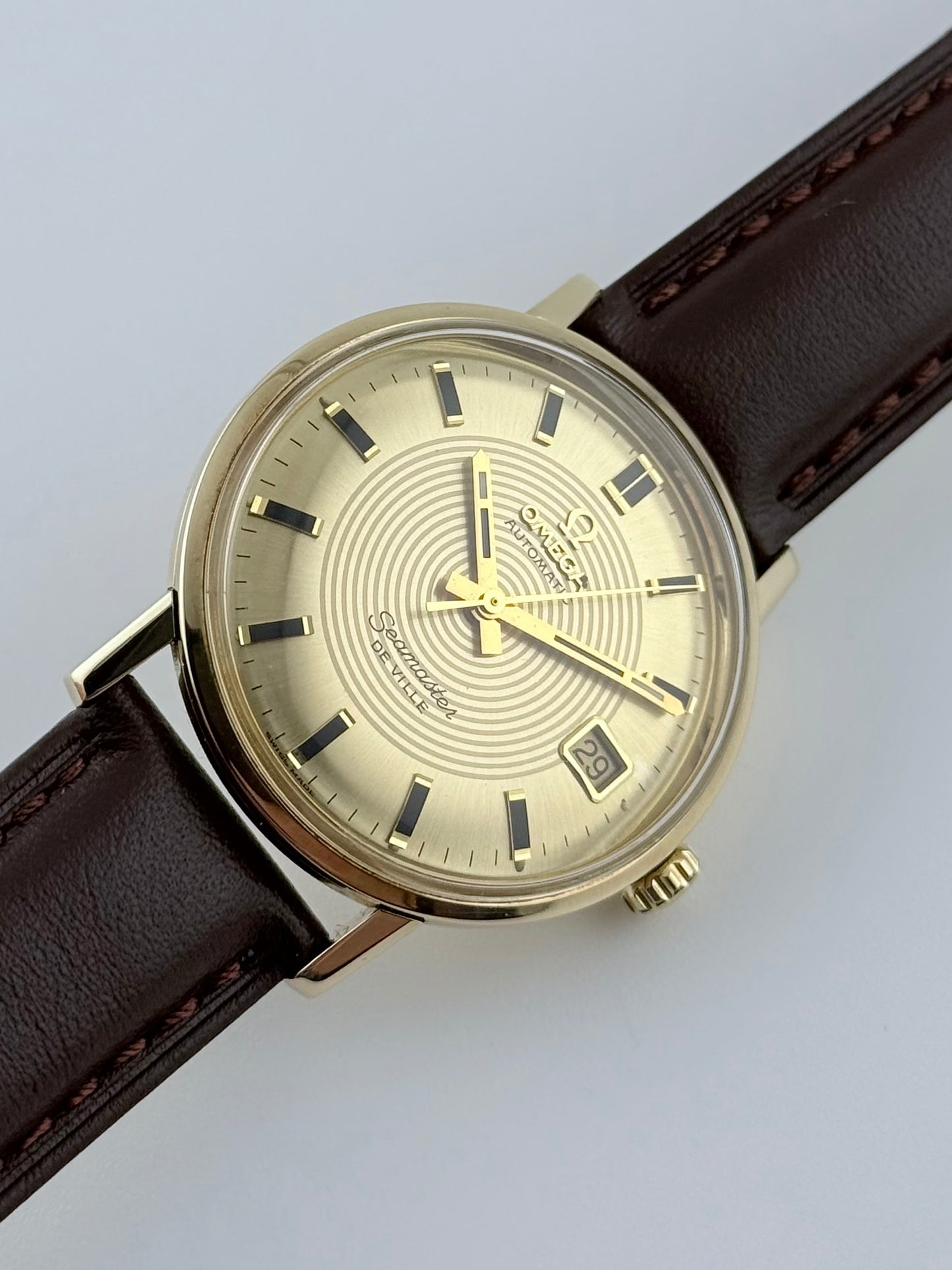 Omega Seamaster De Ville 9ct Automatic - Bullseye Dial - 166.020 - Extremely Rare!