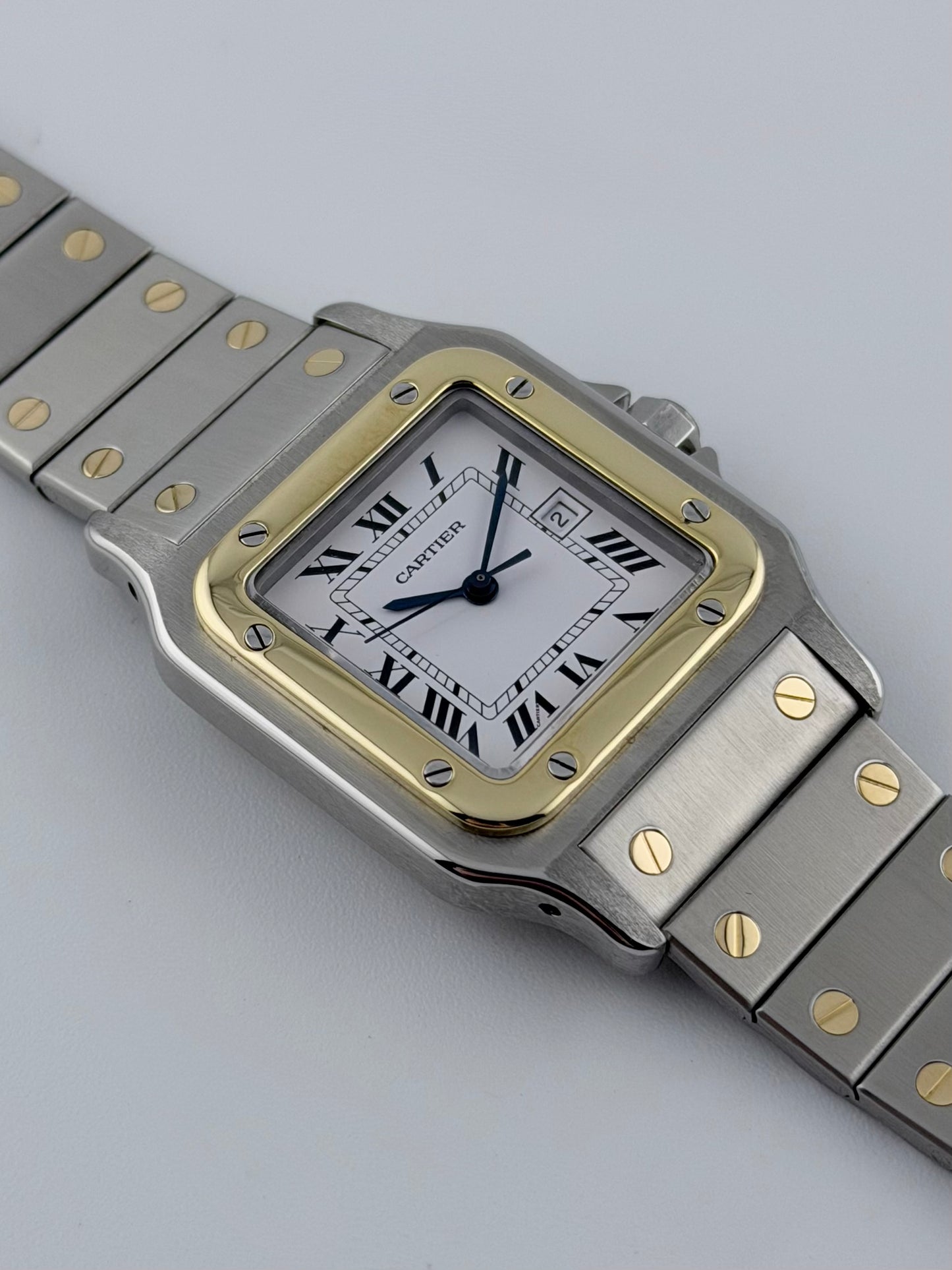 Cartier Santos Carree Automatic Date - Bi Metal - 2961