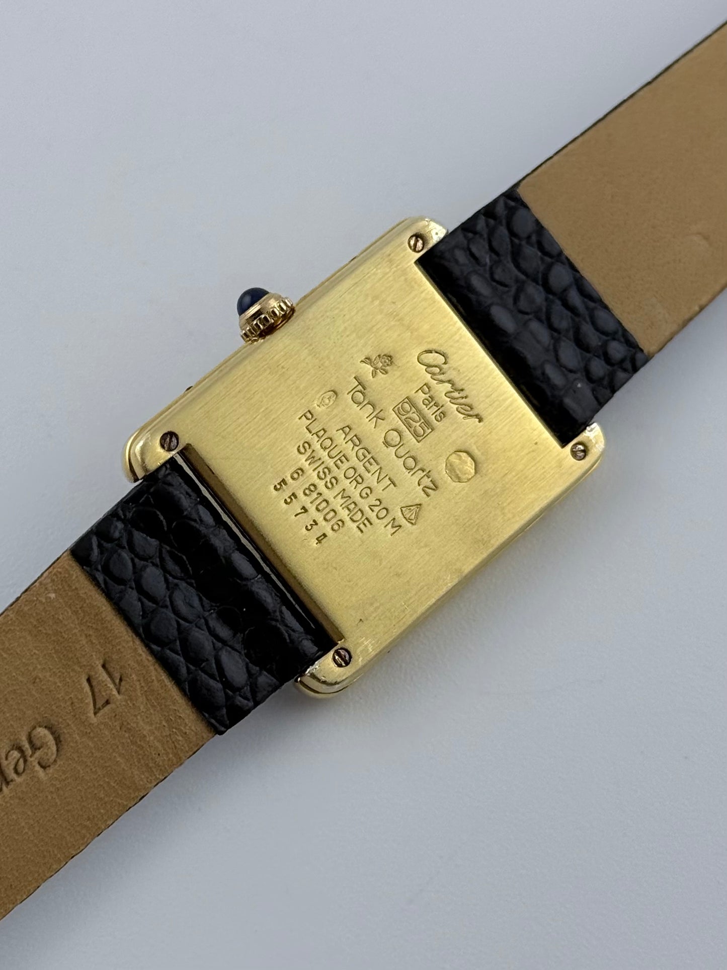 Cartier Must De Tank Quartz - Rare Slate Dial - Near Mint