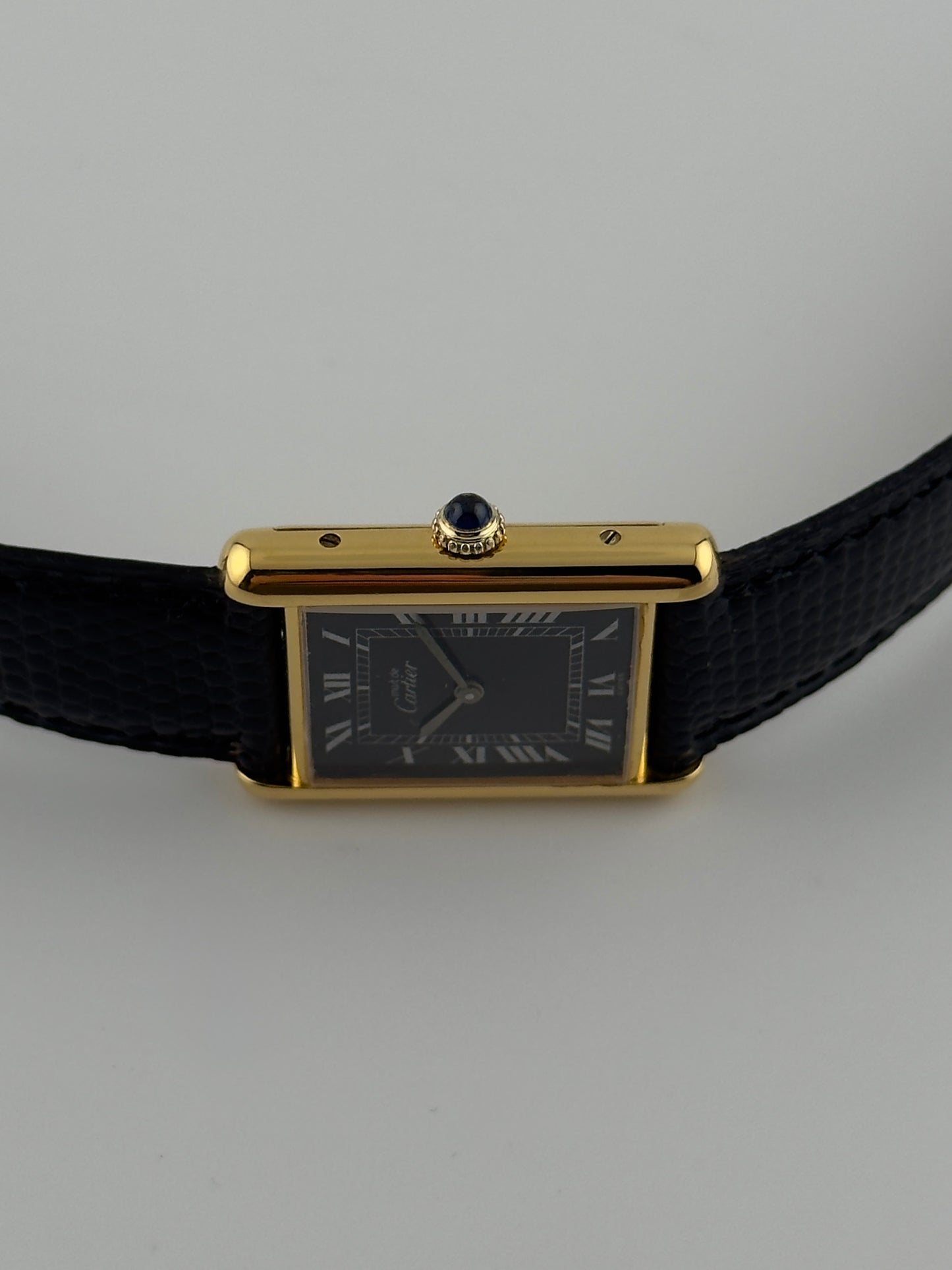 Cartier Must De Tank Manual Wind - 6 - Black Dial