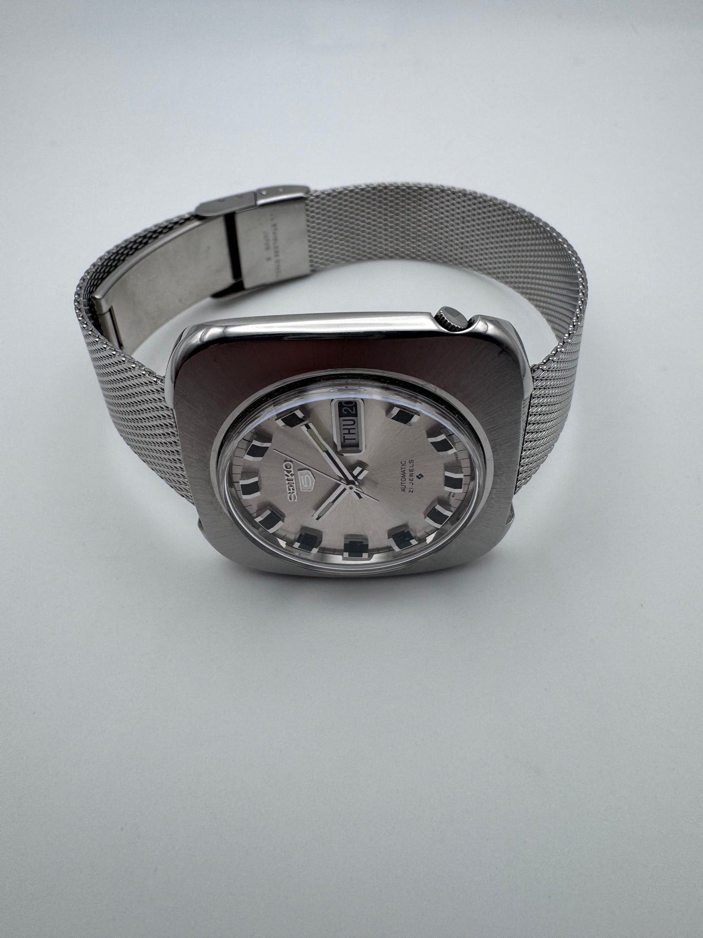 Seiko 5 Automatic Day-Date RARE papers-tag 6119-7400 - NNOS