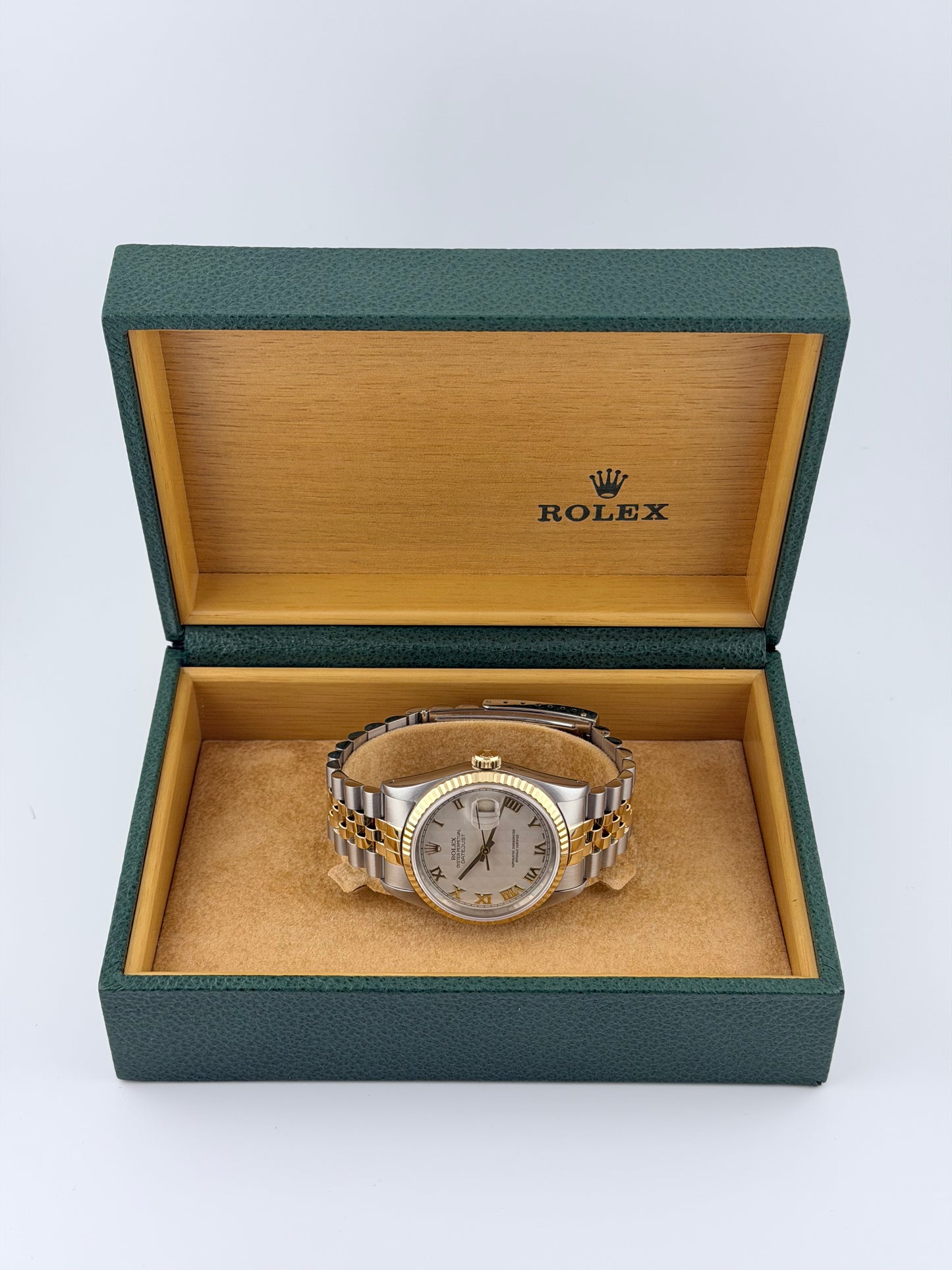 Rolex Datejust Oyster Perpetual 16233 - Rare Pyramid Dial - Original Box