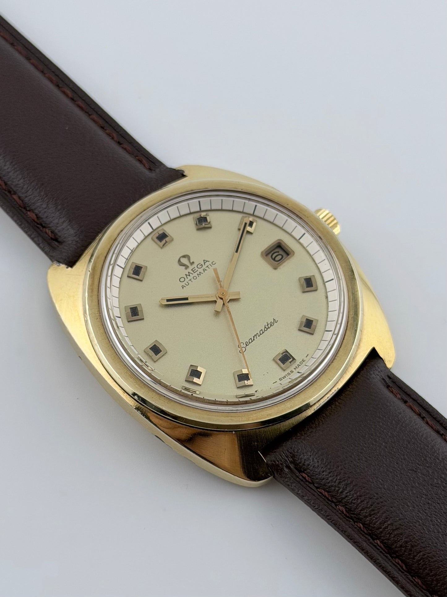 Omega Seamaster Automatic Date Jumbo - Rare Frosted Dial - 166.065