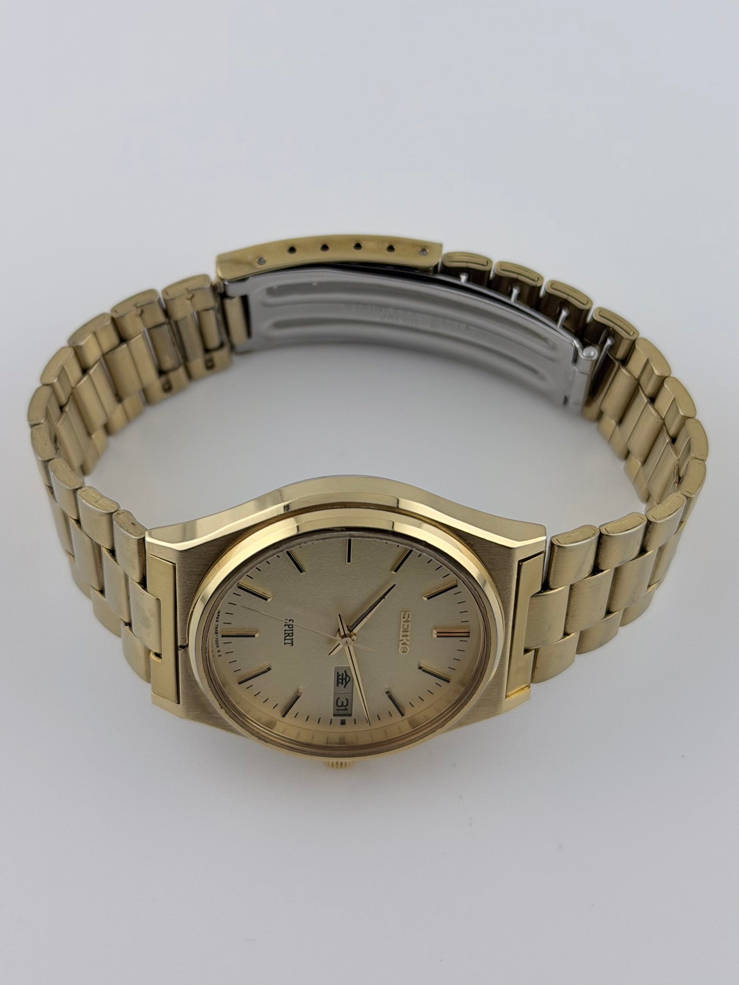 Seiko Spirit Quartz JDM Day Date - 7N48-7000