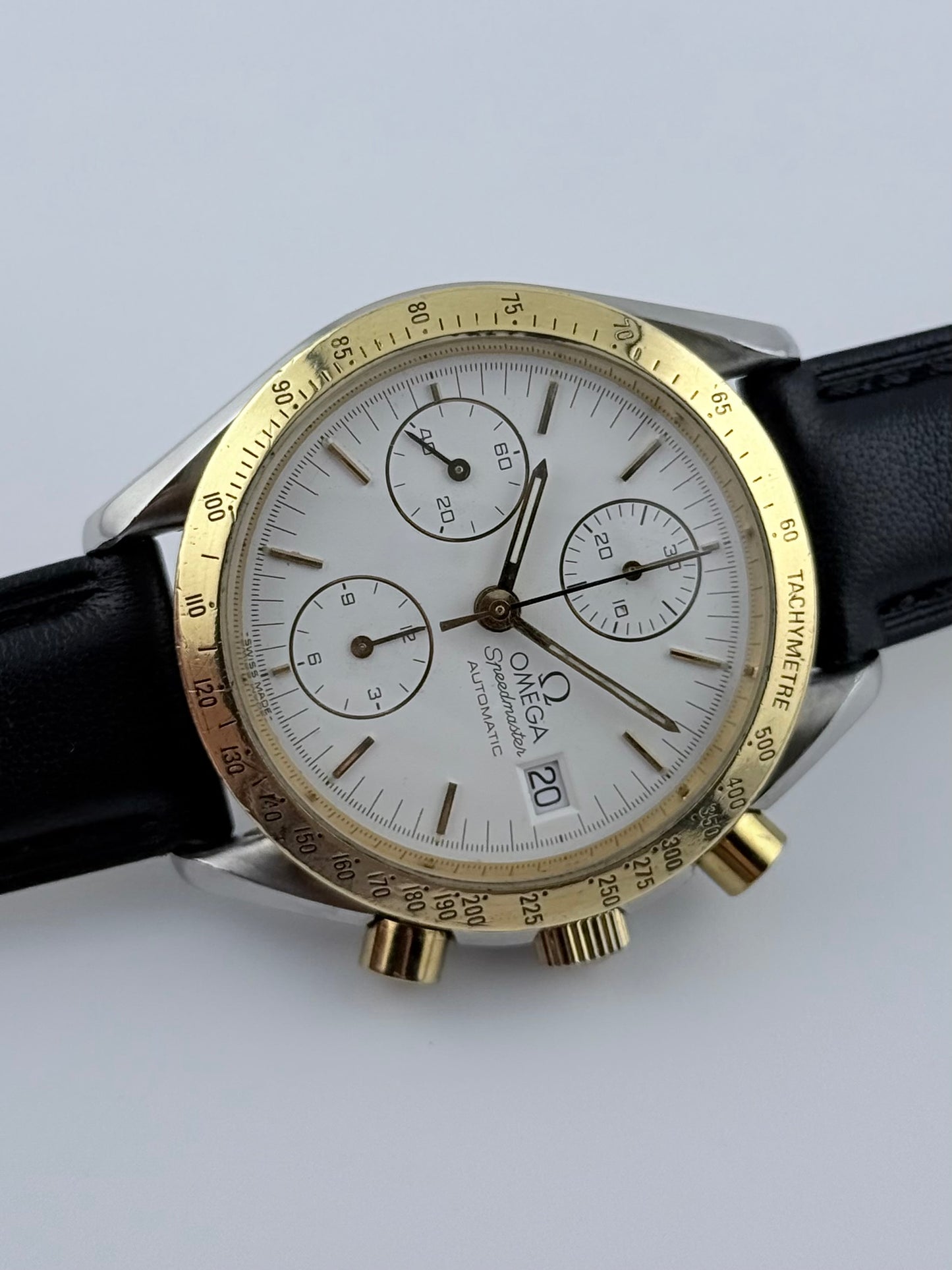 Omega Speedmaster Automatic Chronograph Date - Two-Tone - 375.0043
