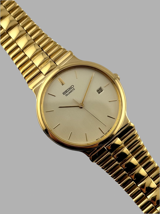 Seiko Quartz Date Dress Watch - 7N22-8001