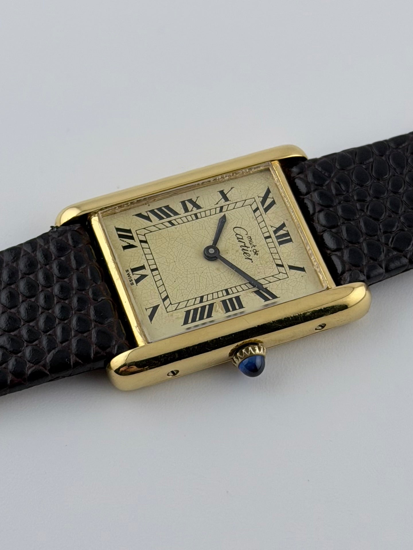 Cartier Must De Paris Tank Manual Wind - 6 - Ivory Dial