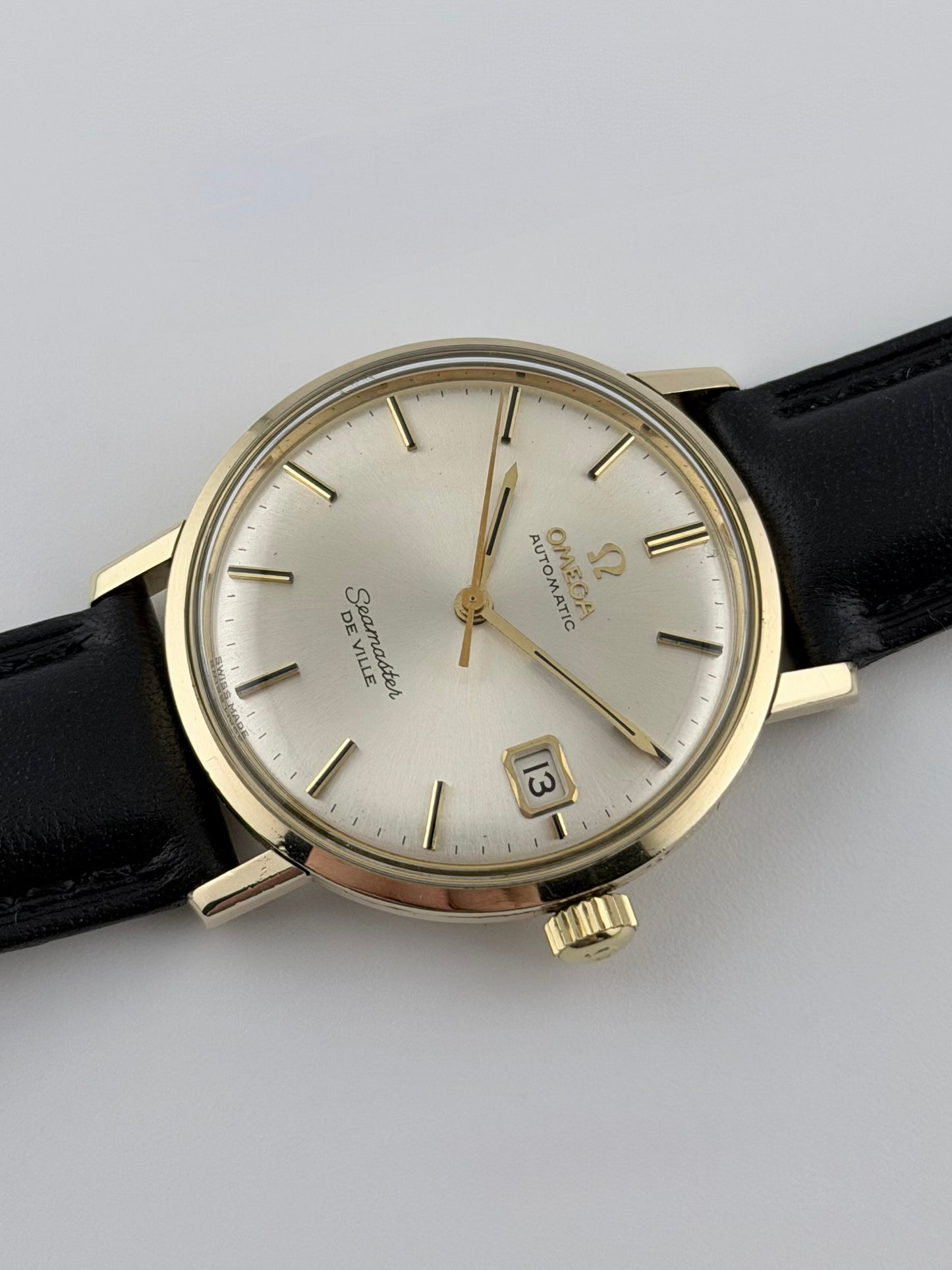 Omega Seamaster DeVille 9ct Gold Automatic 165.020 - Box and Papers!