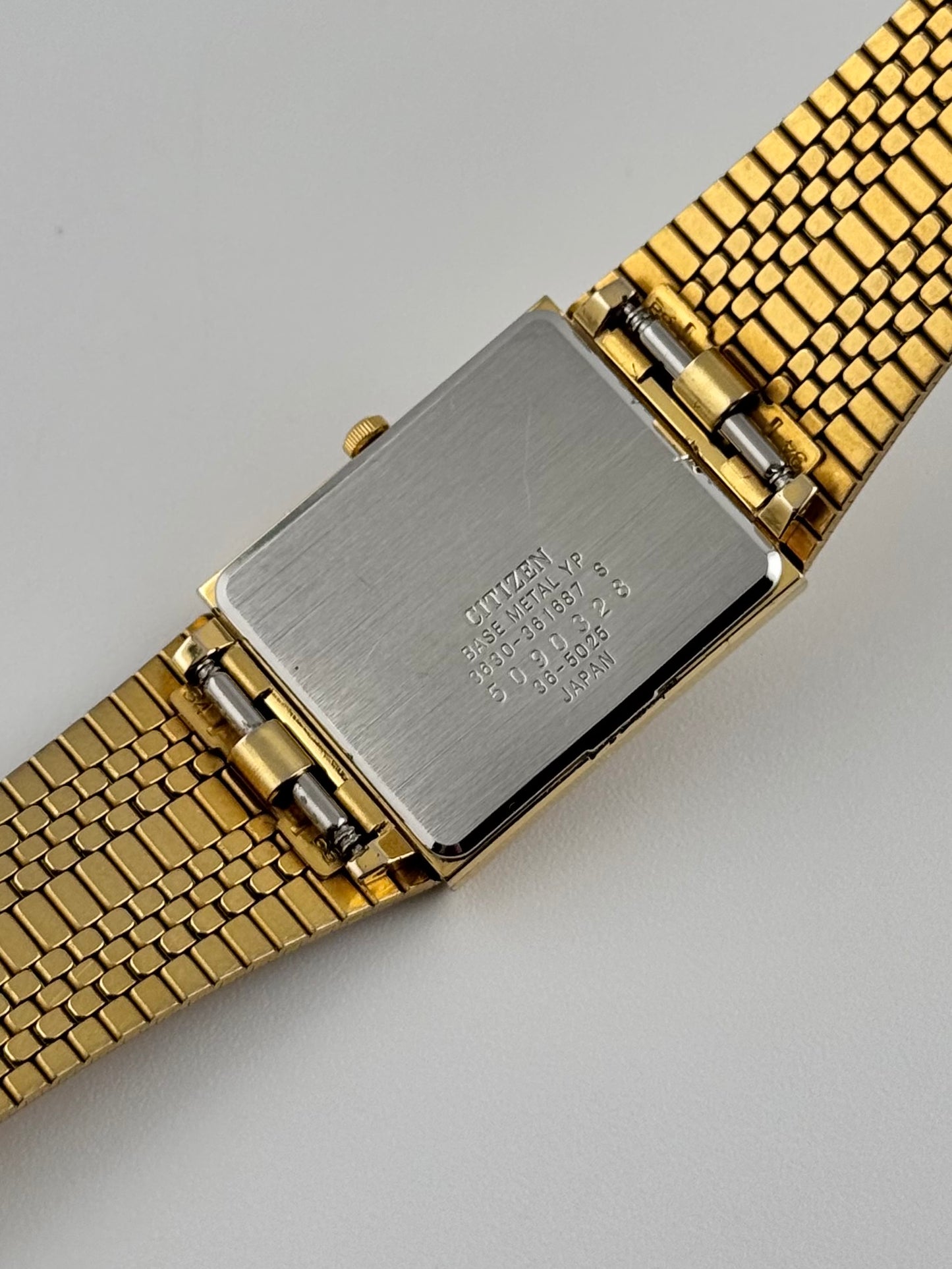 Citizen Tank Quartz Trinity Dial - 3630
