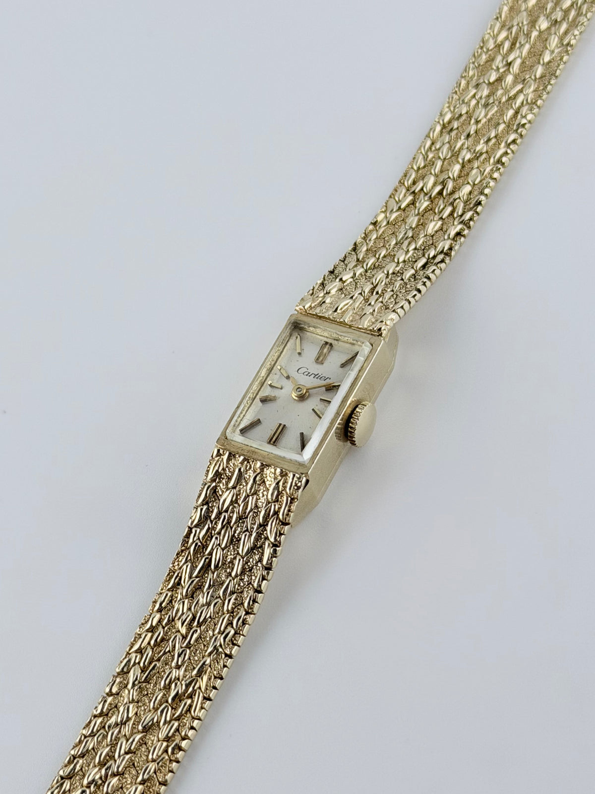 Cartier New York 1940s/1950s Manual Wind - Rare - Concord Collaboration - Solid 14K Gold with Box - Ladies