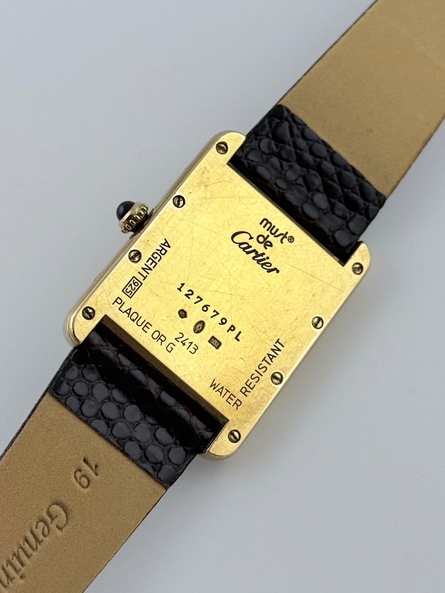 Cartier Tank Must Quartz Date XL Size - 2413