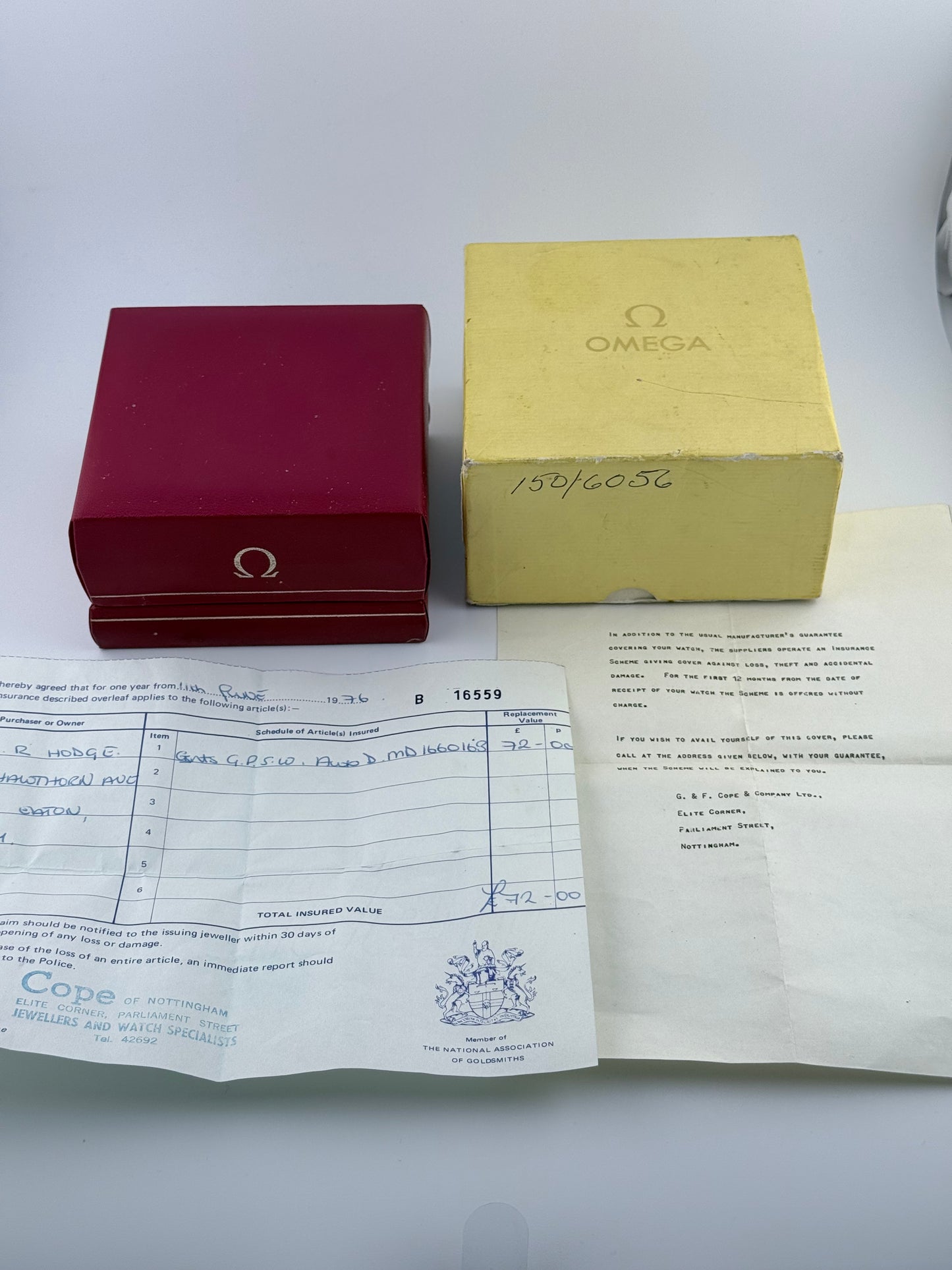 Omega Geneve Automatic 166.0163 - Box and Papers