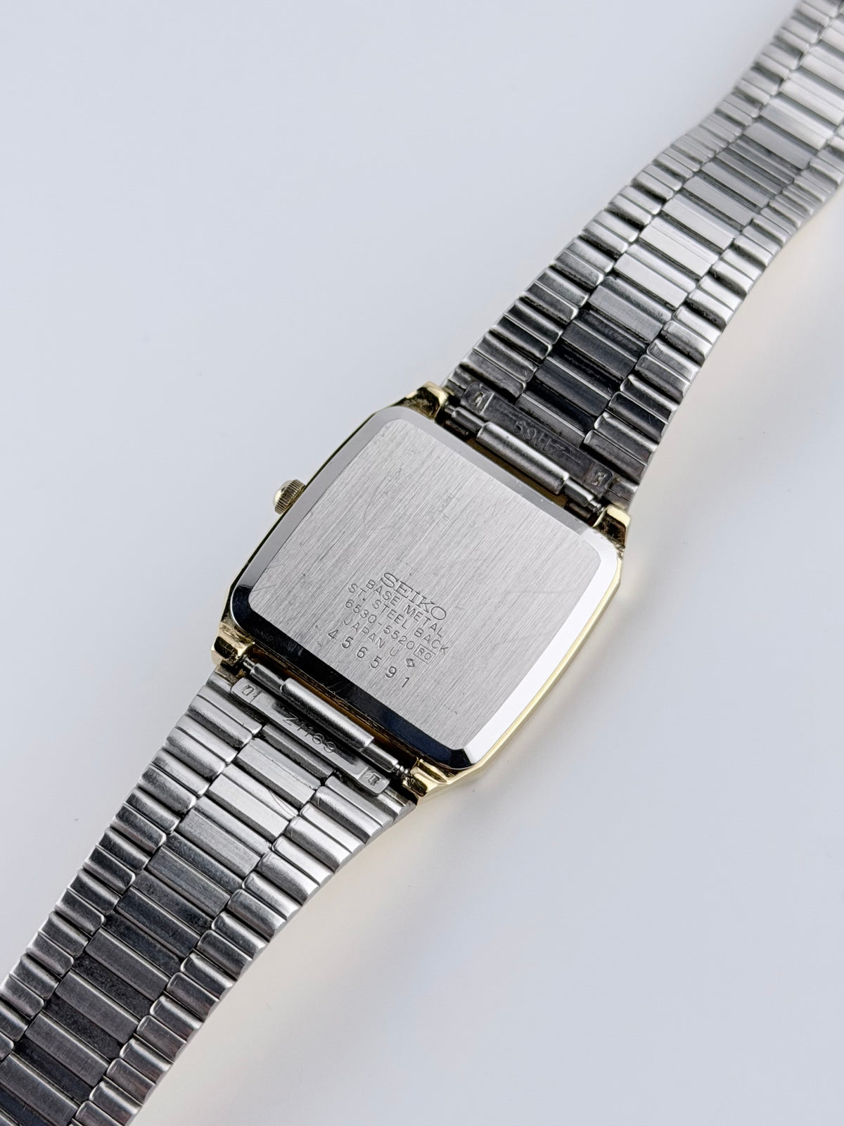 Seiko Tank Quartz Galaxy blue dial! - 6530-5520