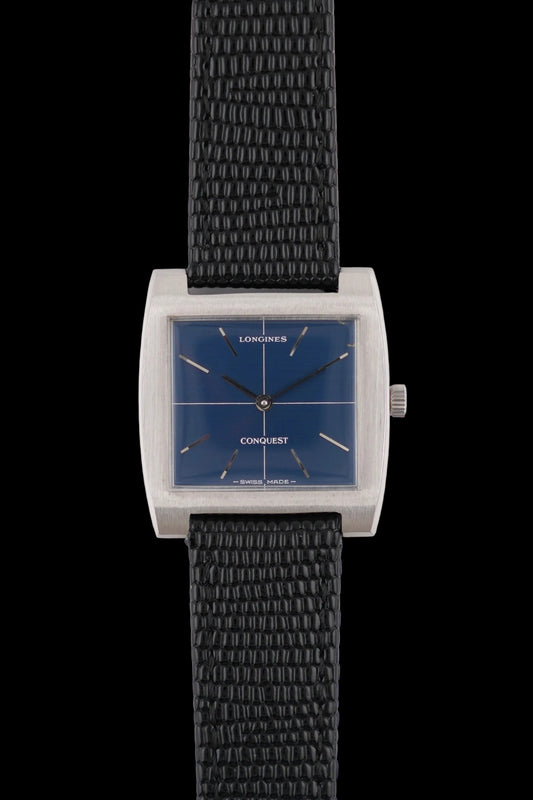 Longines Conquest Manual Wind L.847.3 - Blue Crosshair Dial