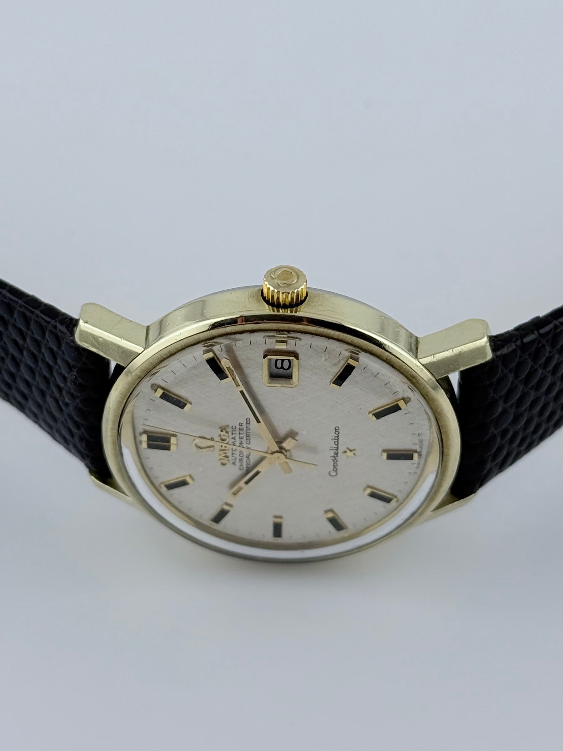 Omega Constellation Chronometer Date - 168.018 - Rare Linen Dial