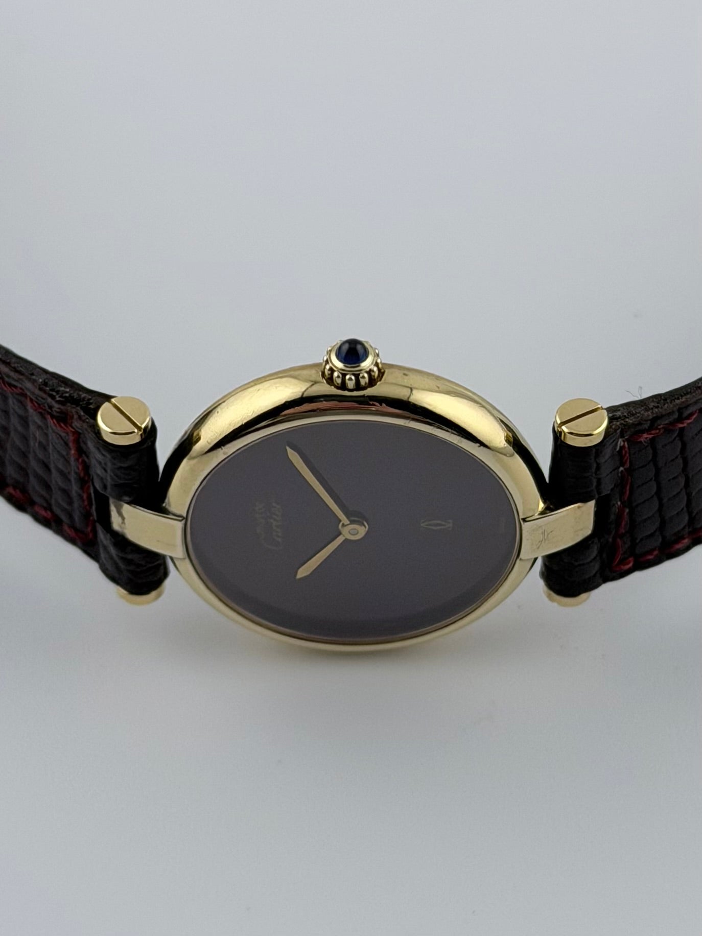 Cartier Must de Cartier Vendome Quartz - 18 - Burgundy Dial - Ladies
