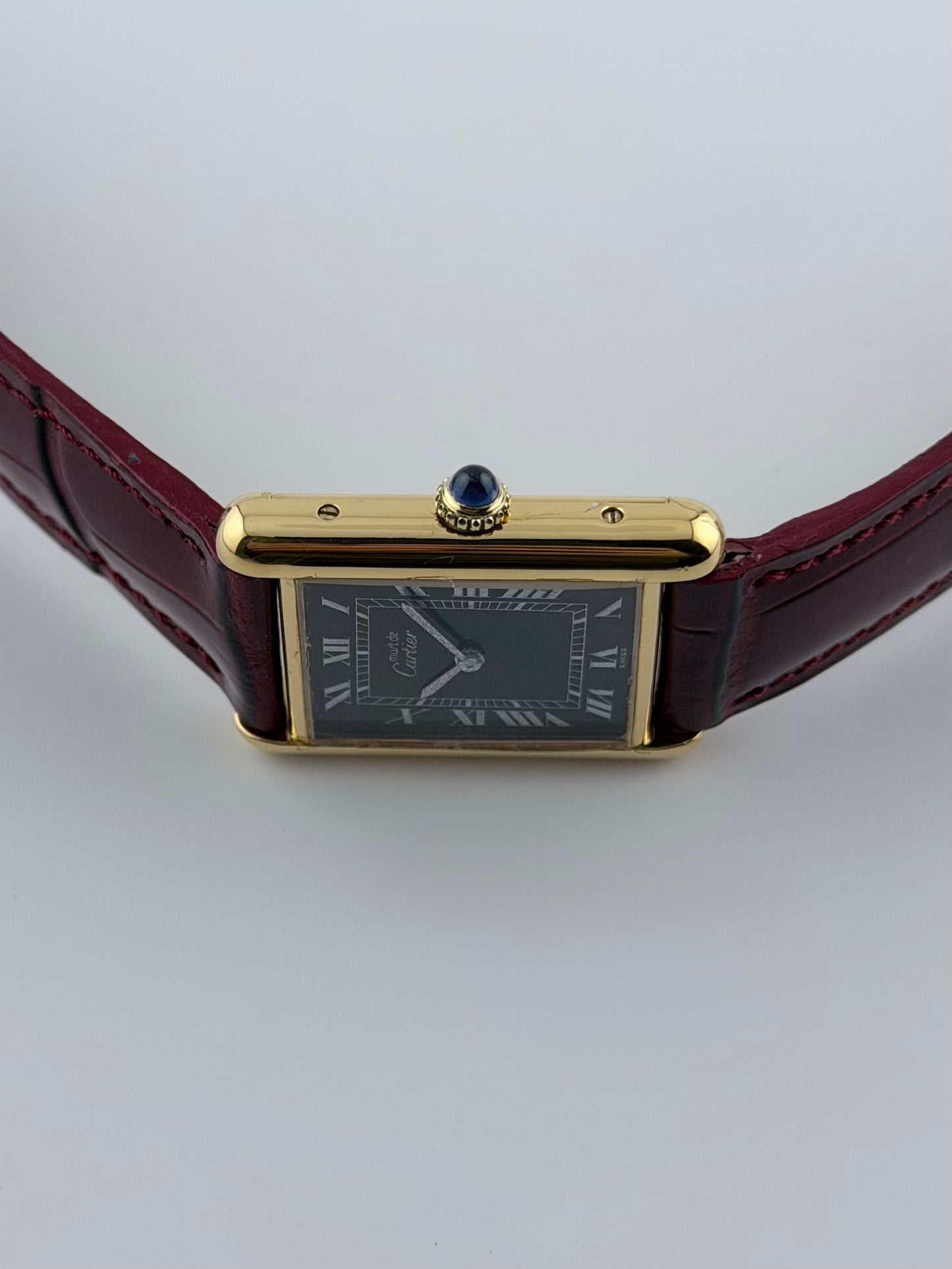 Cartier Must De Tank Manual Wind - 6 - Black Dial