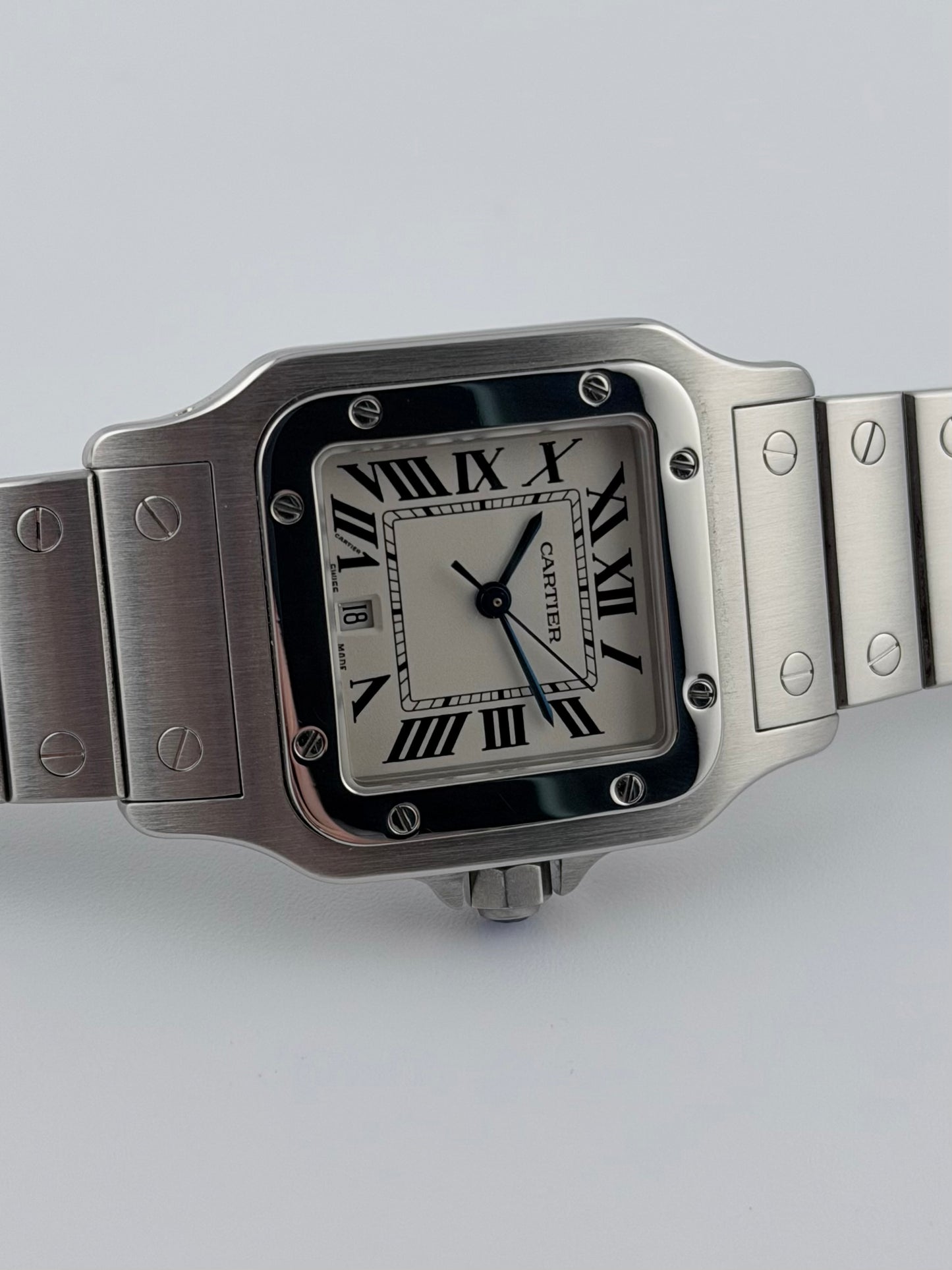 Cartier Santos Galbee Date - 1564 - Exceptional Condition