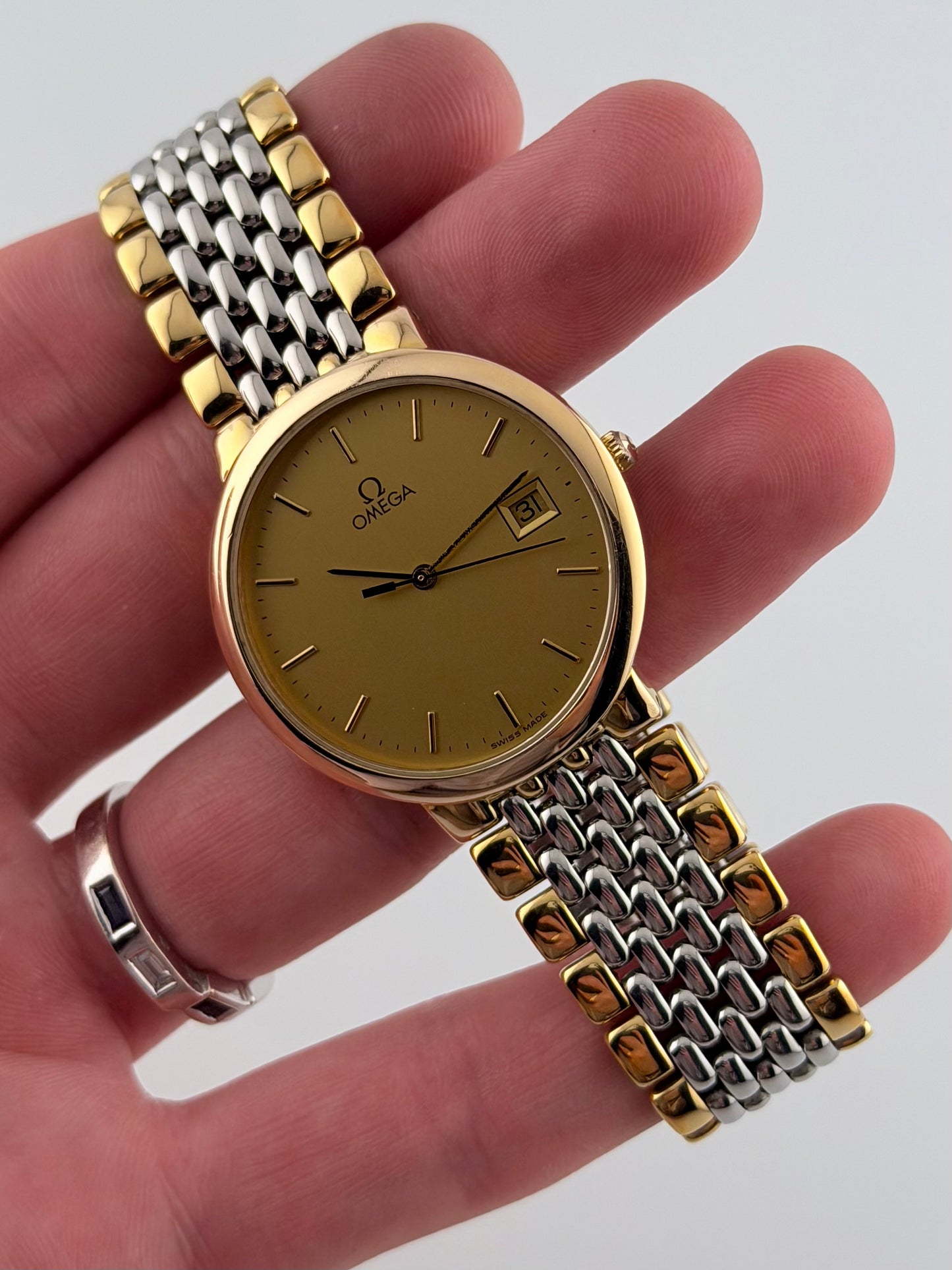 Omega De Ville Quartz Date - 196.0312 - Original Bracelet