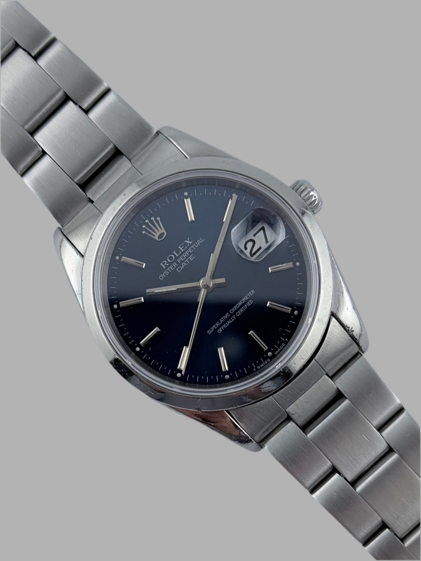 Rolex Oyster Perpetual Date Automatic 15200 - Blue Sunburst Dial