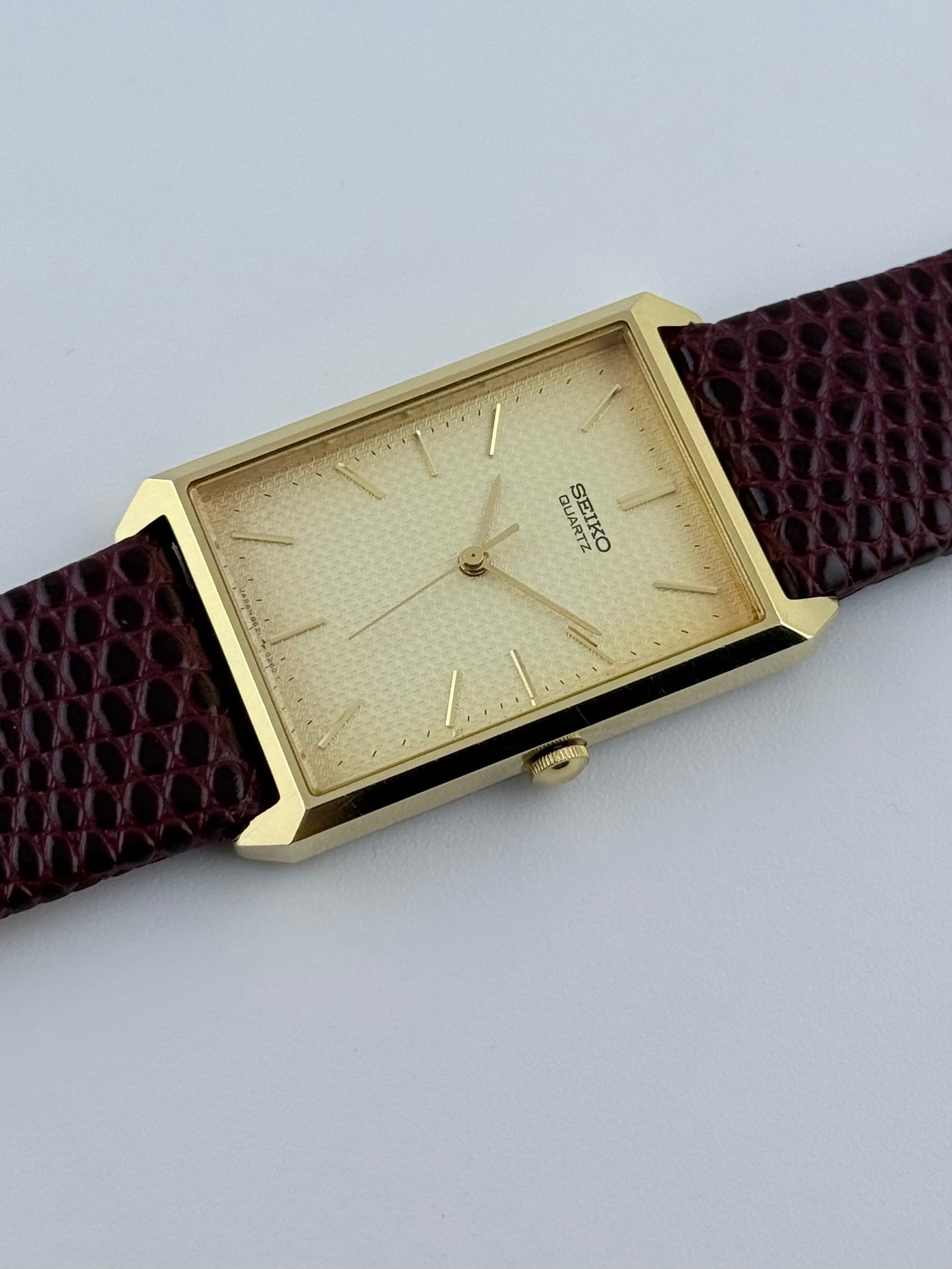 Seiko Tank Quartz Dress Watch - 8621-5130