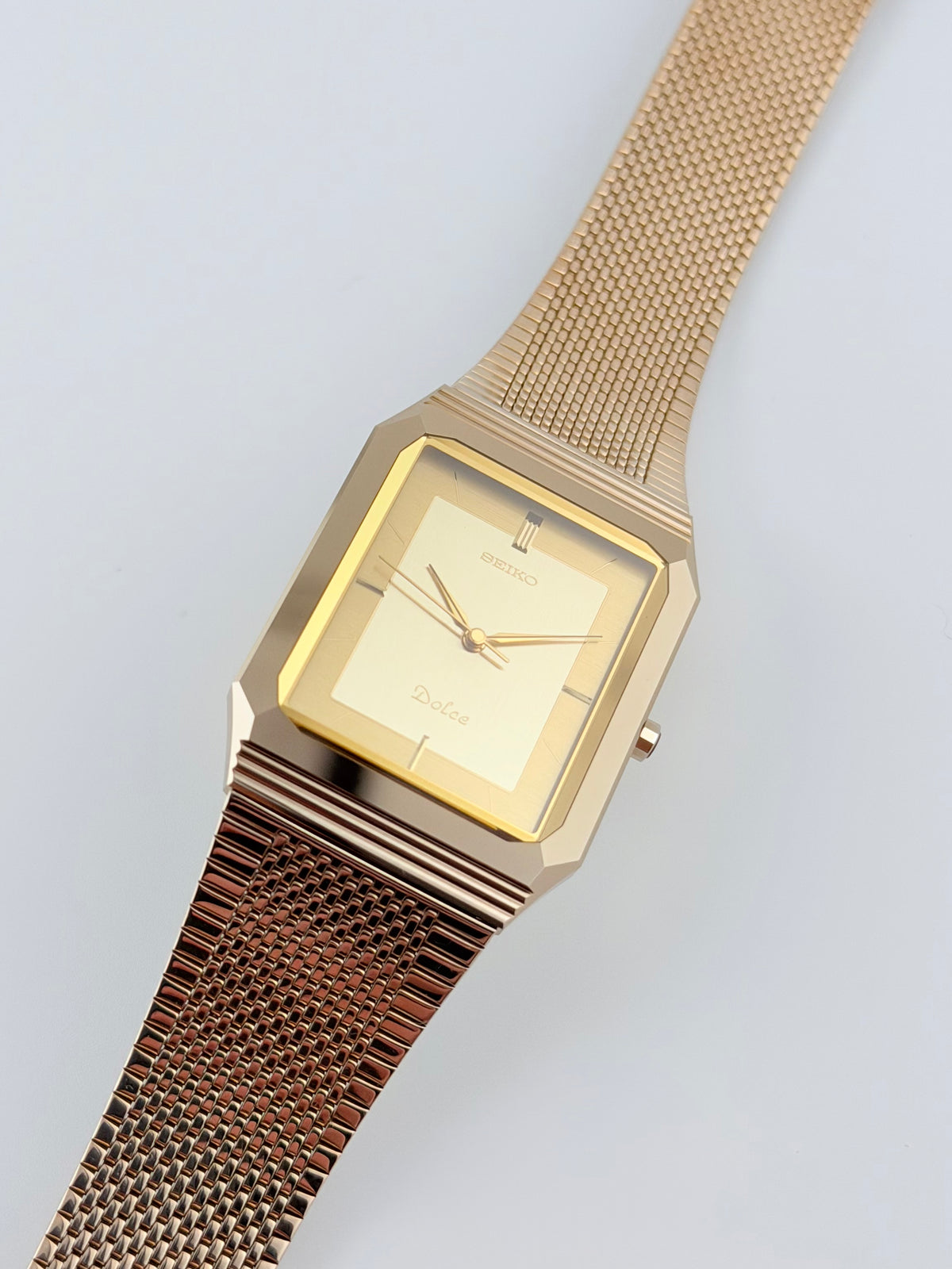Seiko Dolce Exceline Tank Quartz Box! - 7741-508A Near Mint!