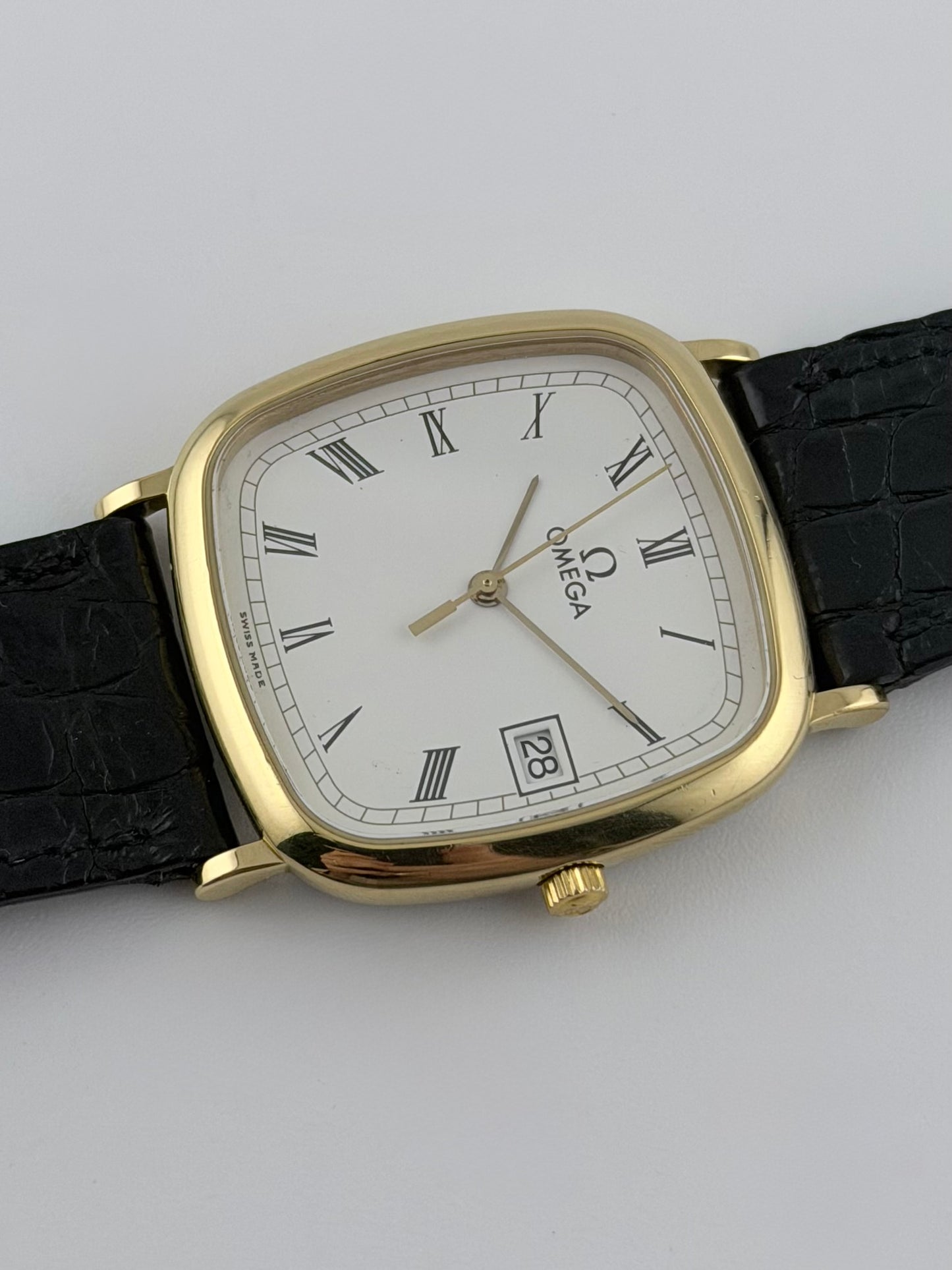 Omega De Ville Quartz Date - 196.0317.1 - Original Strap and Buckle