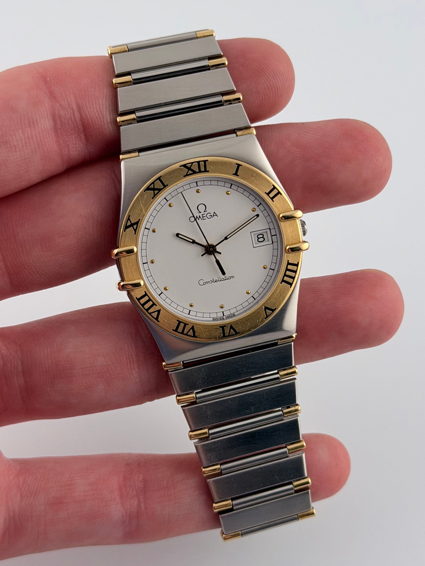 Omega Constellation Quartz Date 396.1070.1 - Stainless steel and 18k Gold - Near mint