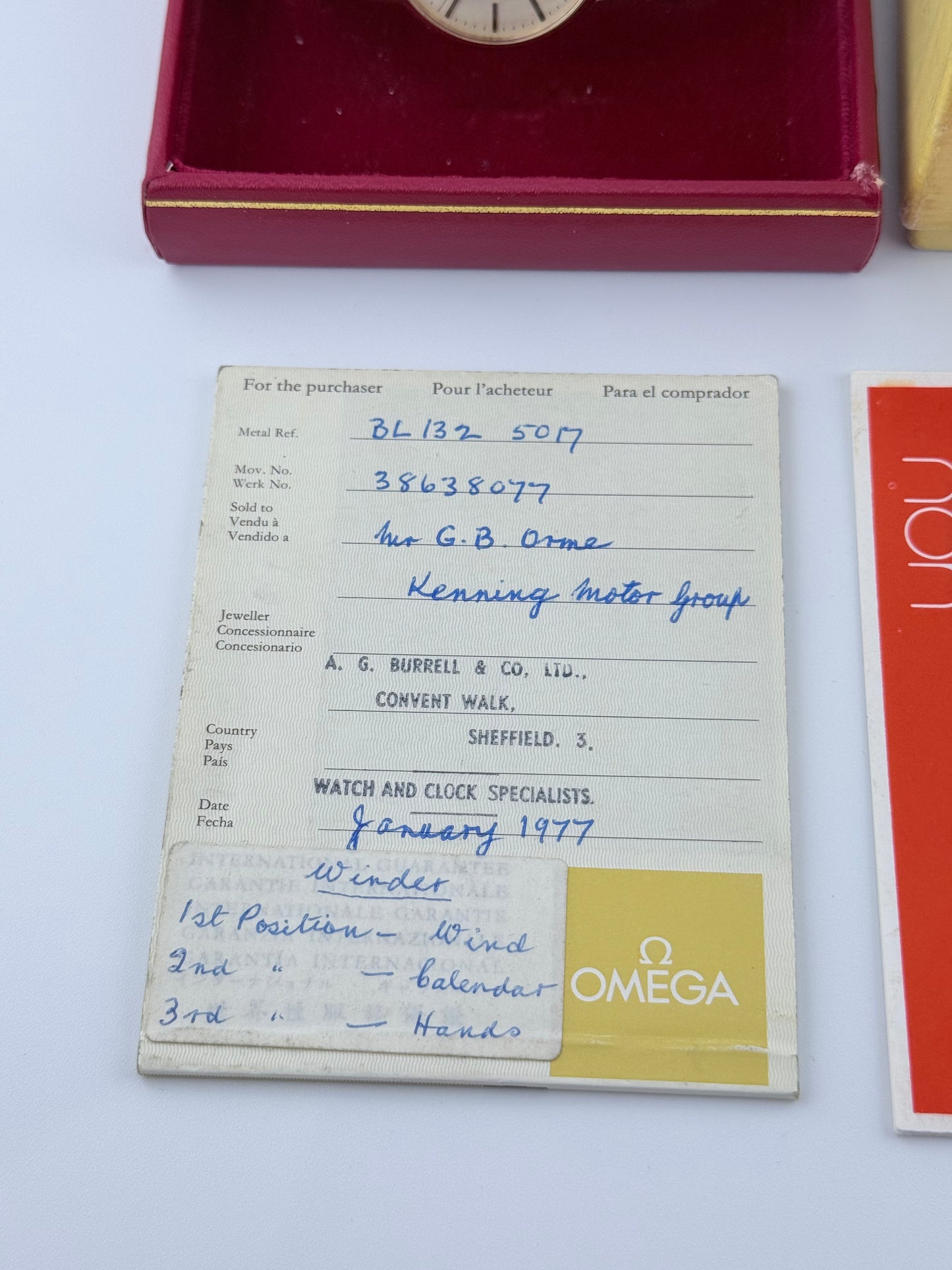 Omega Geneve Manual Wind 9ct Gold - 132.5017 - Original Box and Papers