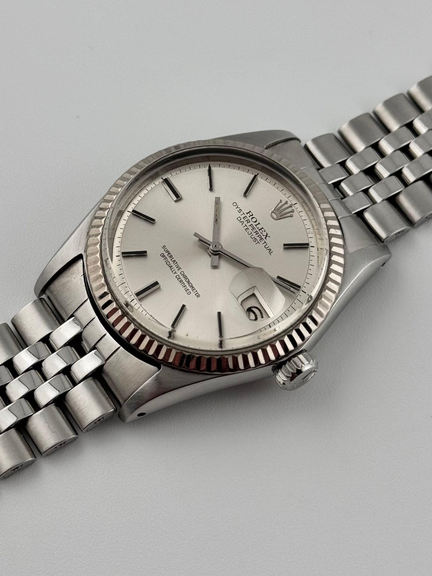 Rolex Datejust Oyster Perpetual - 1601 - White Gold Bezel