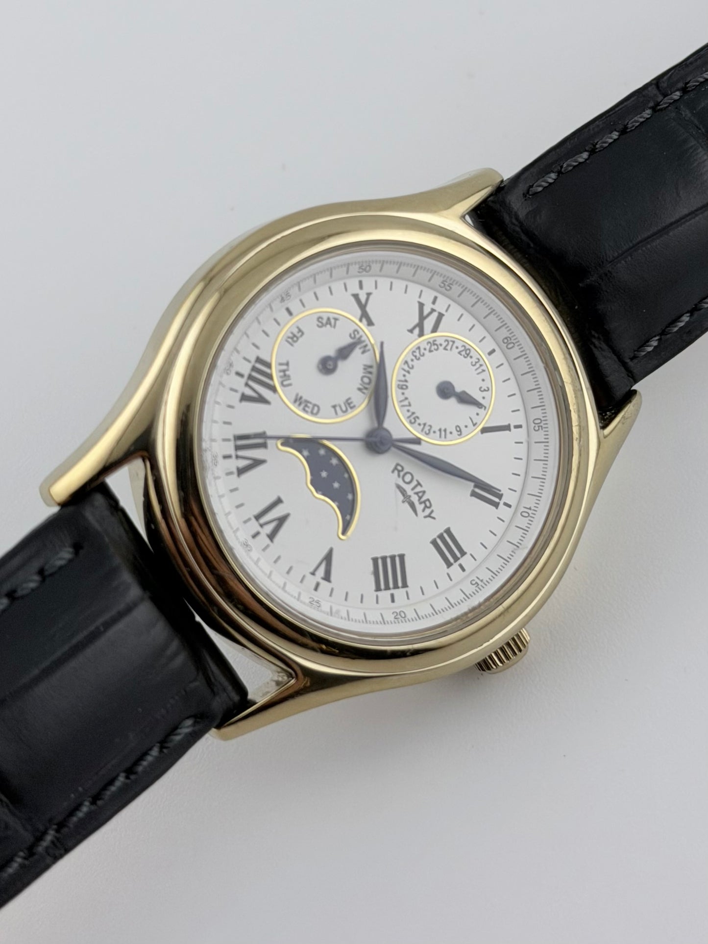 Rotary Moonphase Quartz Day-Date