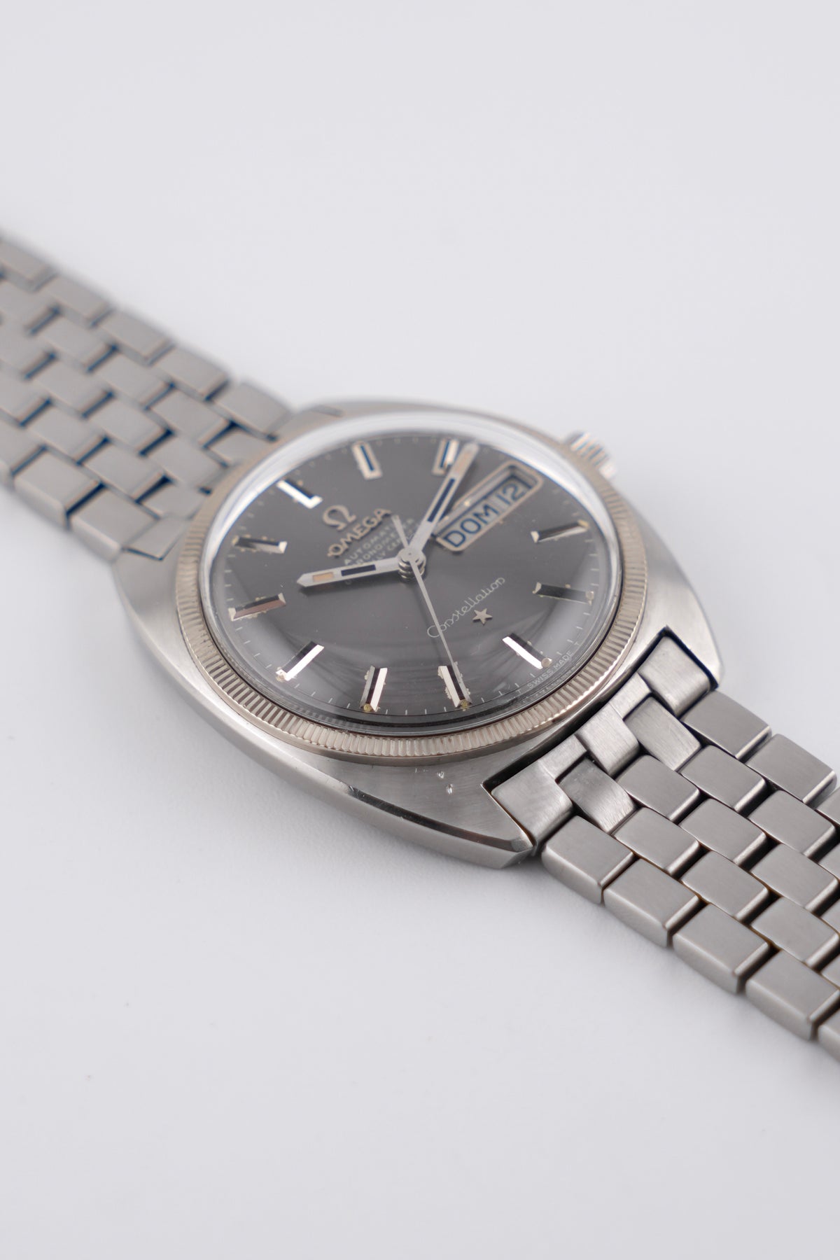 Omega Constellation Automatic Day-Date 168.029 - Rare Dark Grey Dial