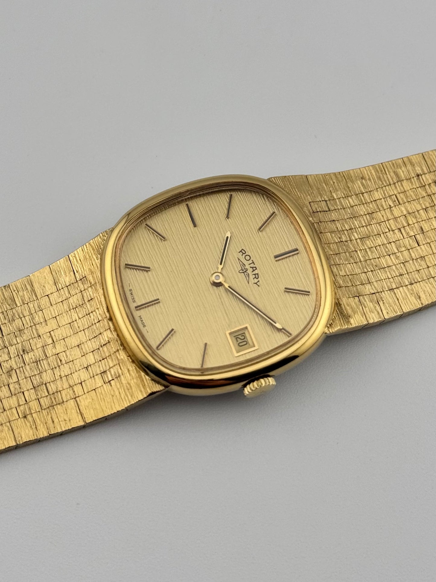 Rotary Manual Wind Date - Rare Bracelet Watch - OG Box