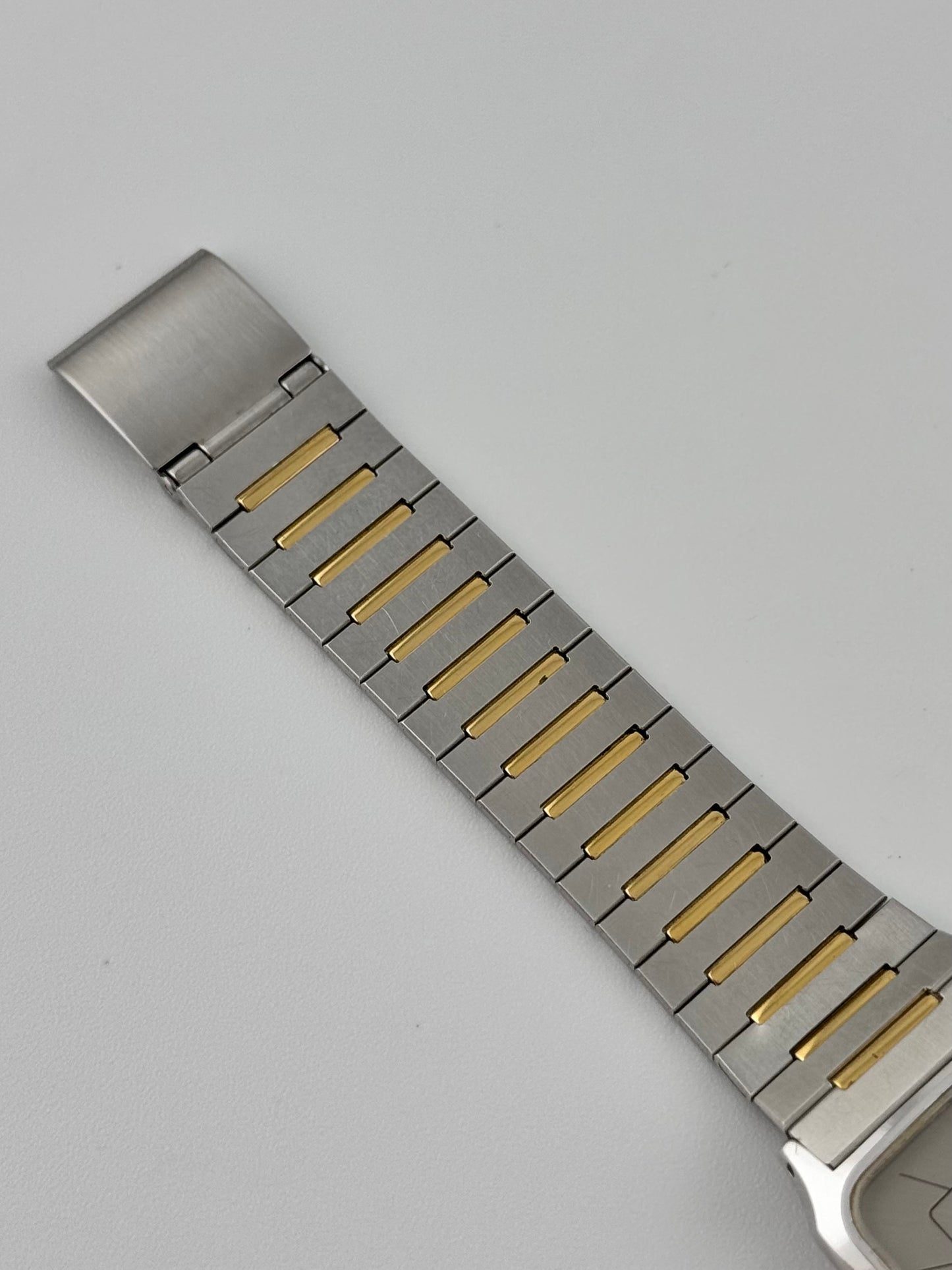 Seiko Tank Quartz 6530 - Rare Two Tone Sunburst Dial