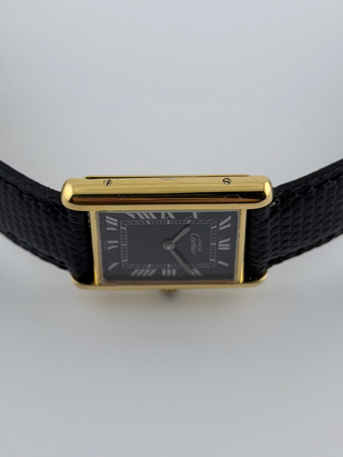 Cartier Must De Tank Manual Wind - 6 - Black Dial
