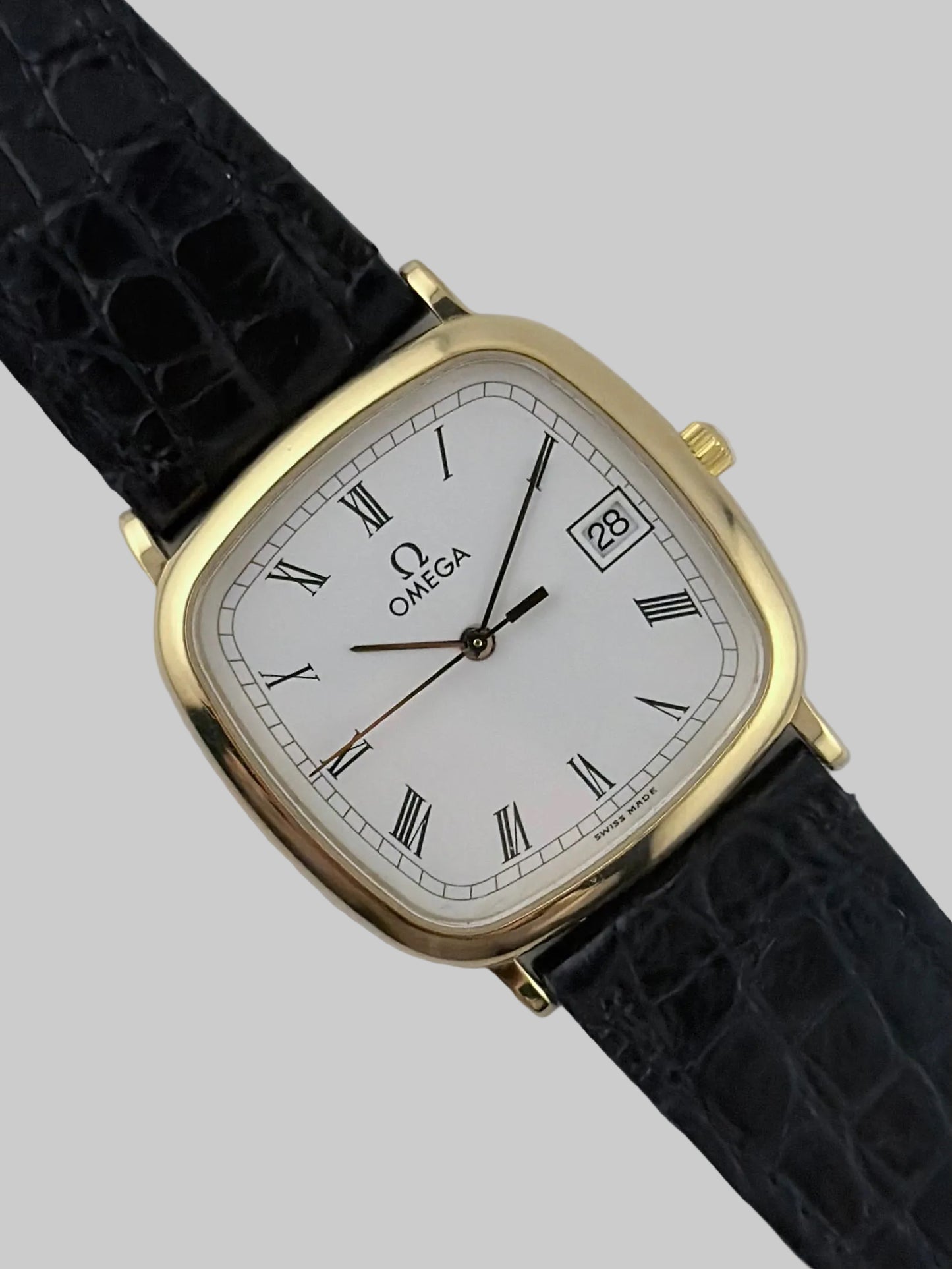 Omega De Ville Quartz Date - 196.0317.1 - Original Strap and Buckle