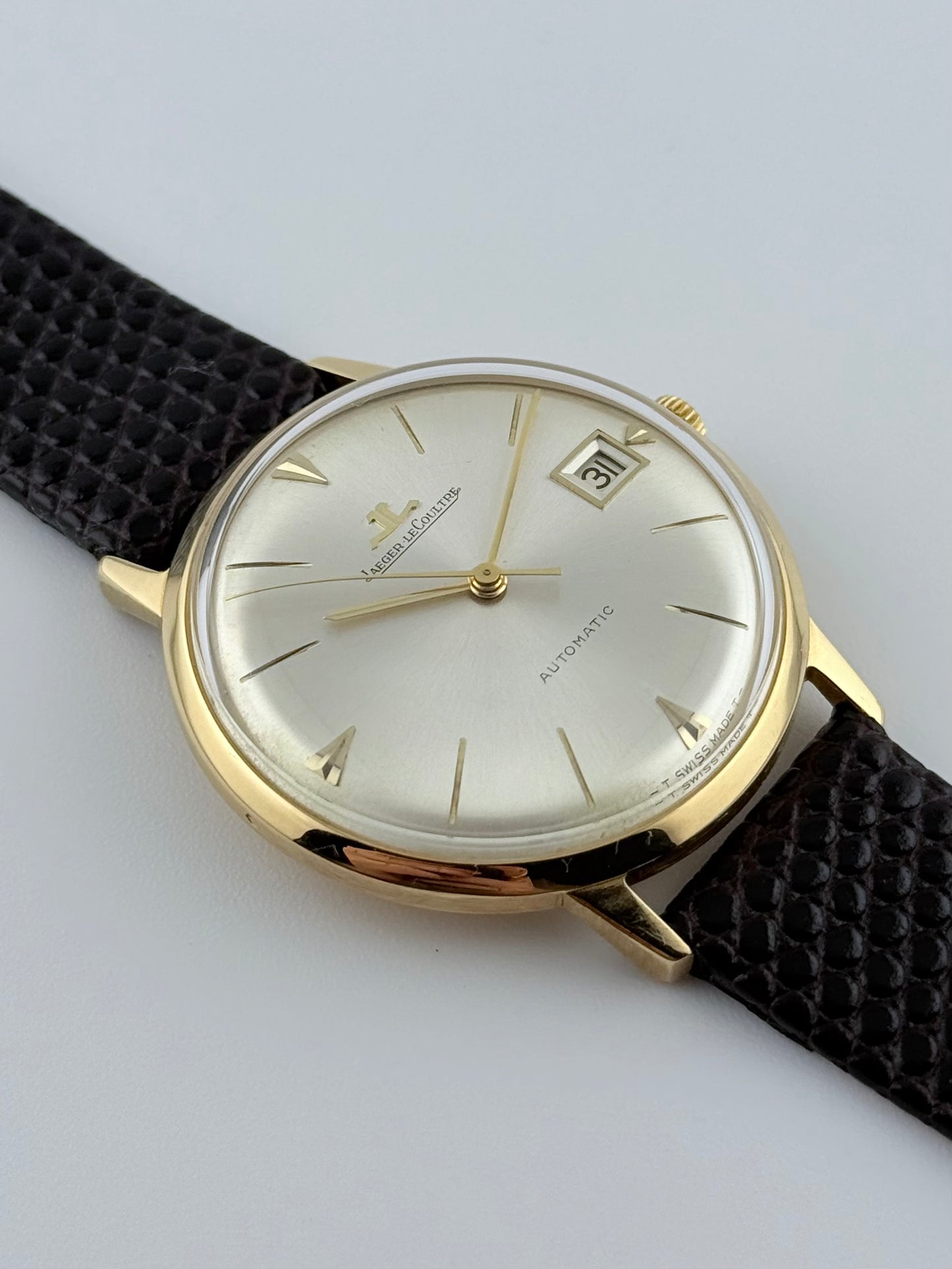 Jaeger LeCoultre Automatic Date - 18ct Gold - E396 - Exceptional Condition