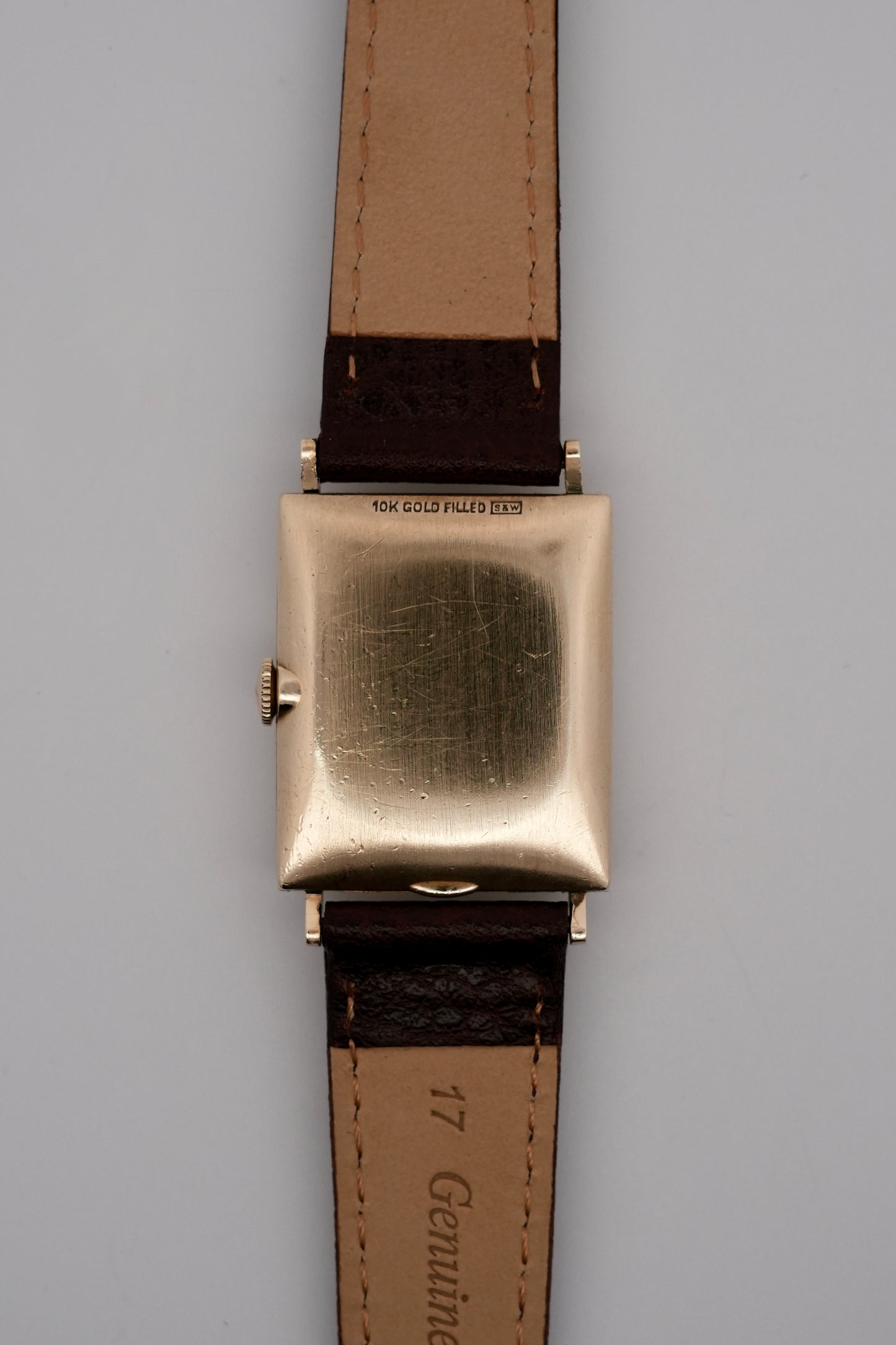 Longines-Wittnauer Tank Manual Wind 1085 - 10K Gold-filled