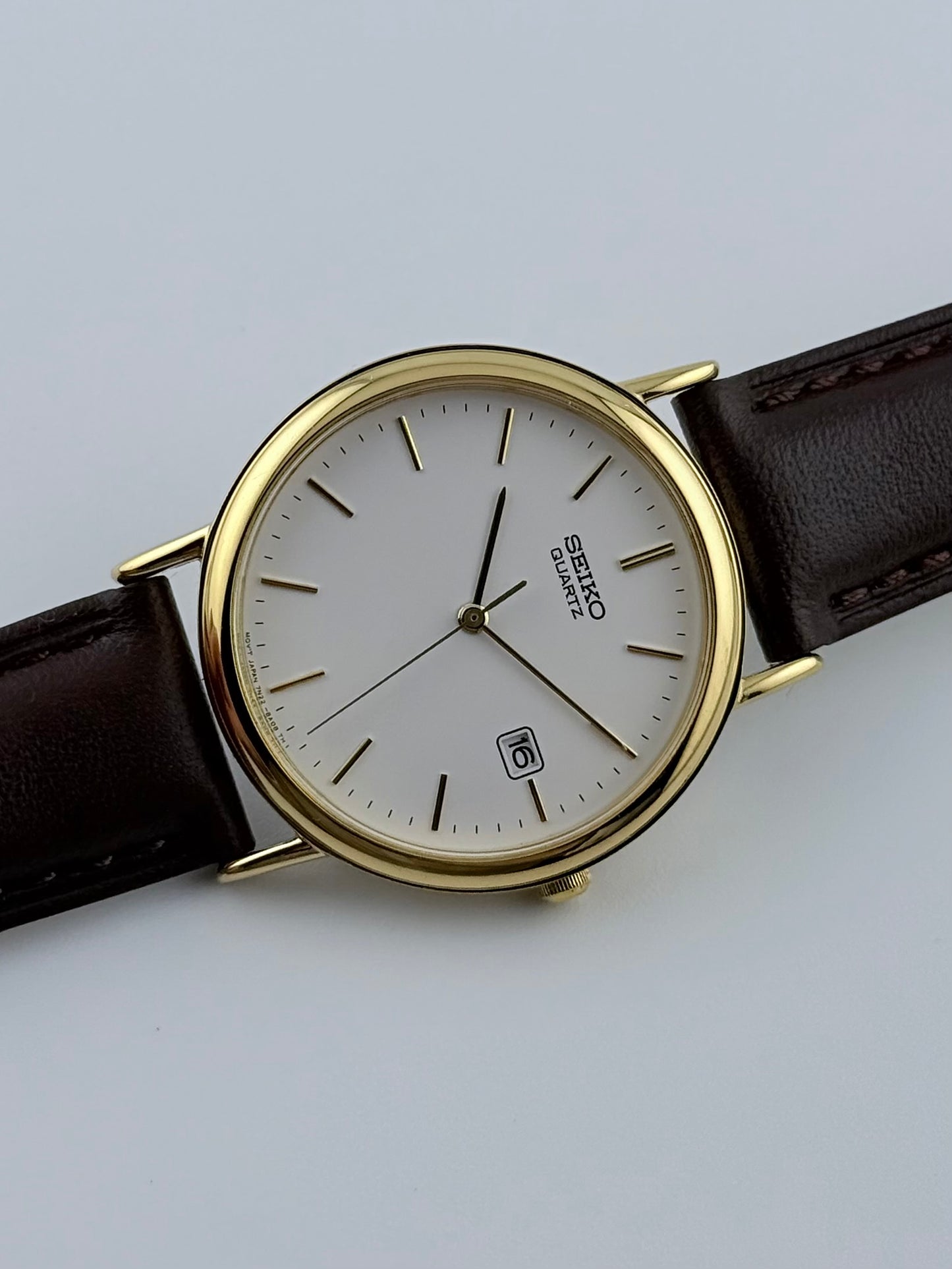 Seiko Quartz Date Dress Watch - 7N22-8A00