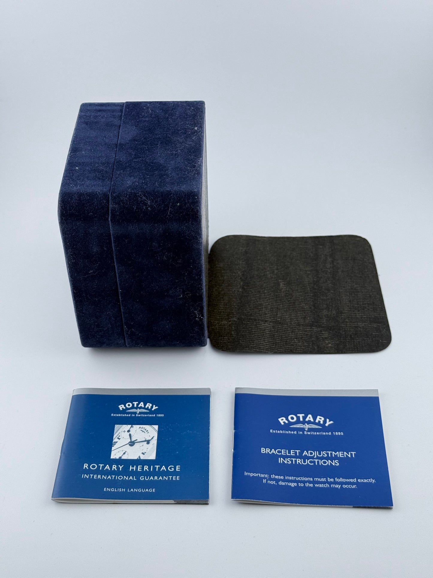 Rotary Tank Quartz Date - Box & Booklets